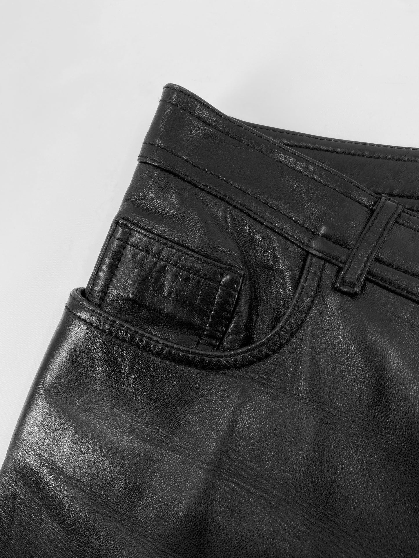 Gucci Tom Ford Men’s Lambskin Leather Jeans Pants 48