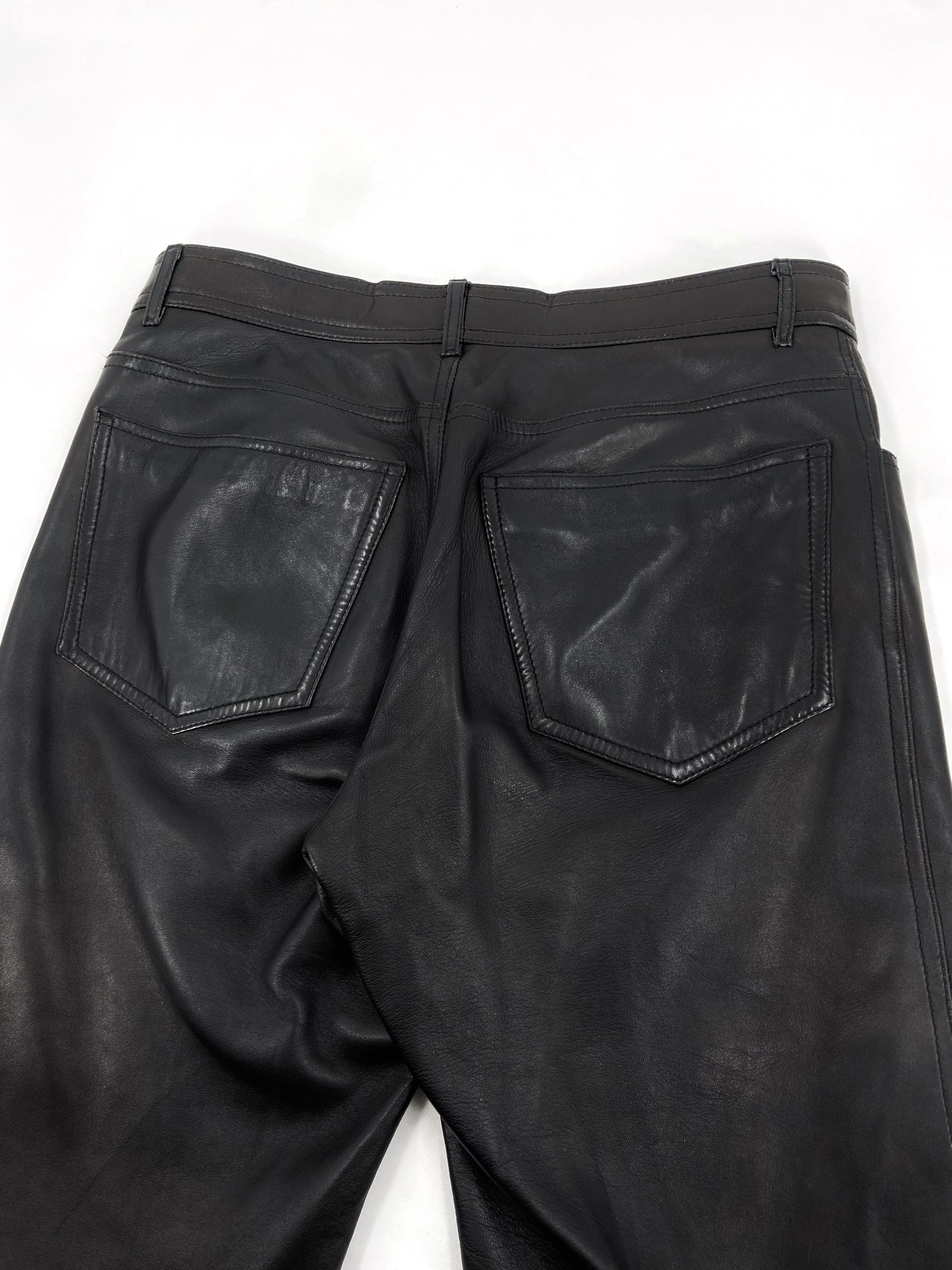 Gucci Tom Ford Men’s Lambskin Leather Jeans Pants 48