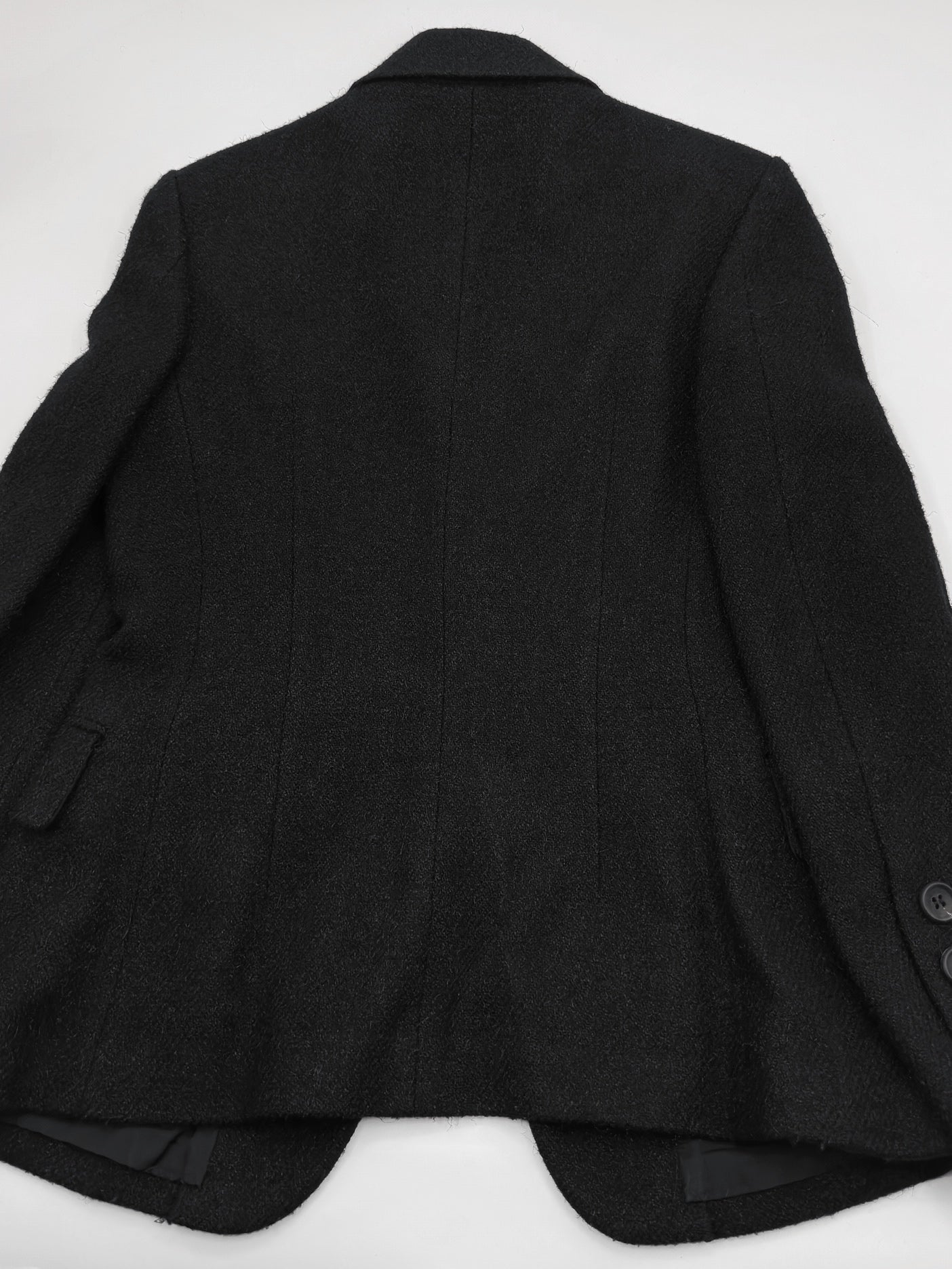 Junya Watanabe Fall 2002 Black Wool Tweed Blazer M