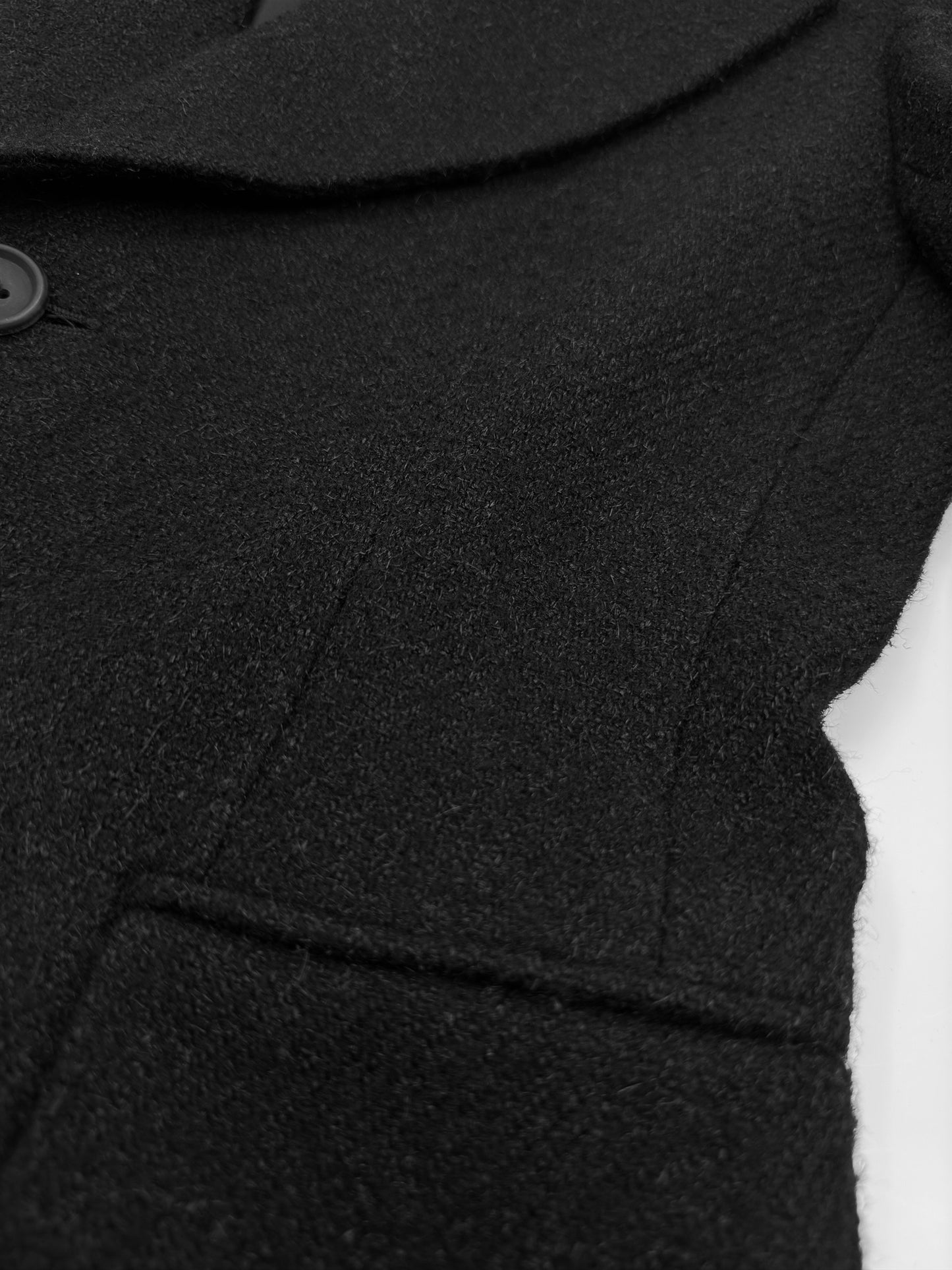 Junya Watanabe Fall 2002 Black Wool Tweed Blazer M