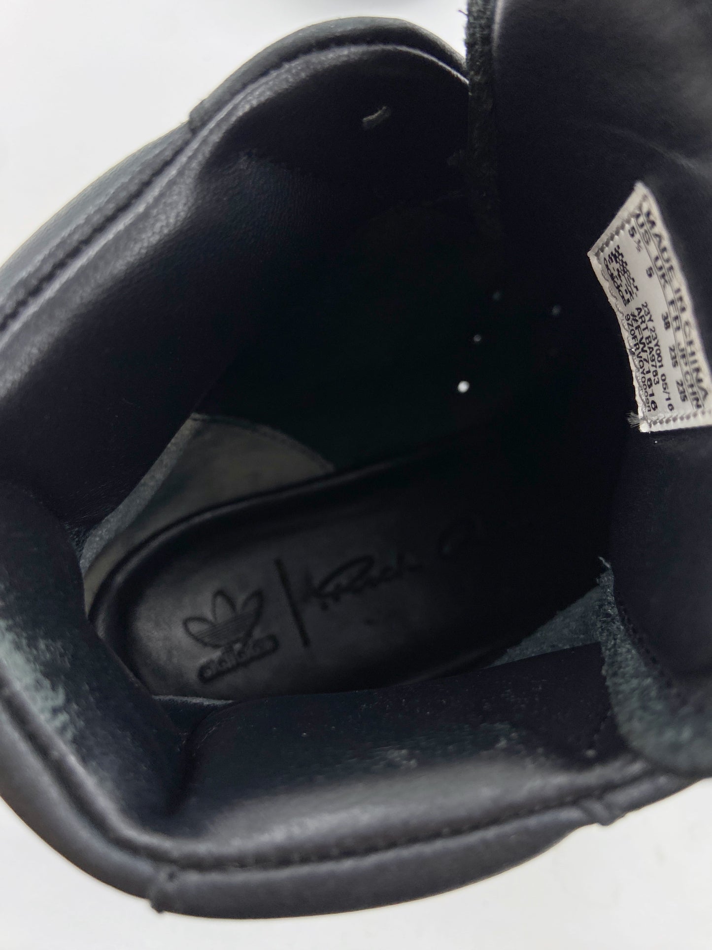 Rick Owens X Adidas Triple Black Mastodon Pro 37.5