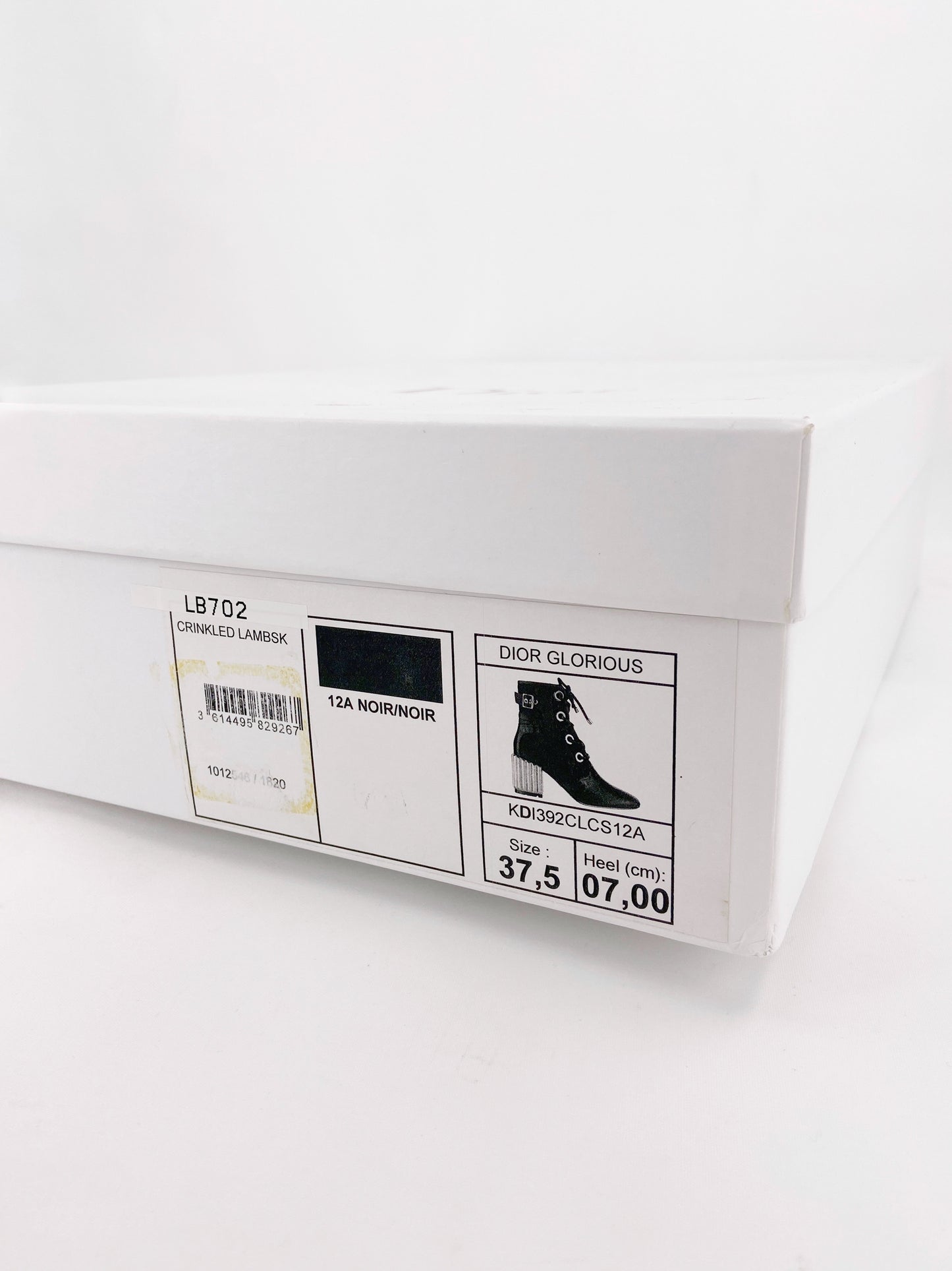 Christian Dior 2017 Glorious Belted Lambskin Leather Boots 37