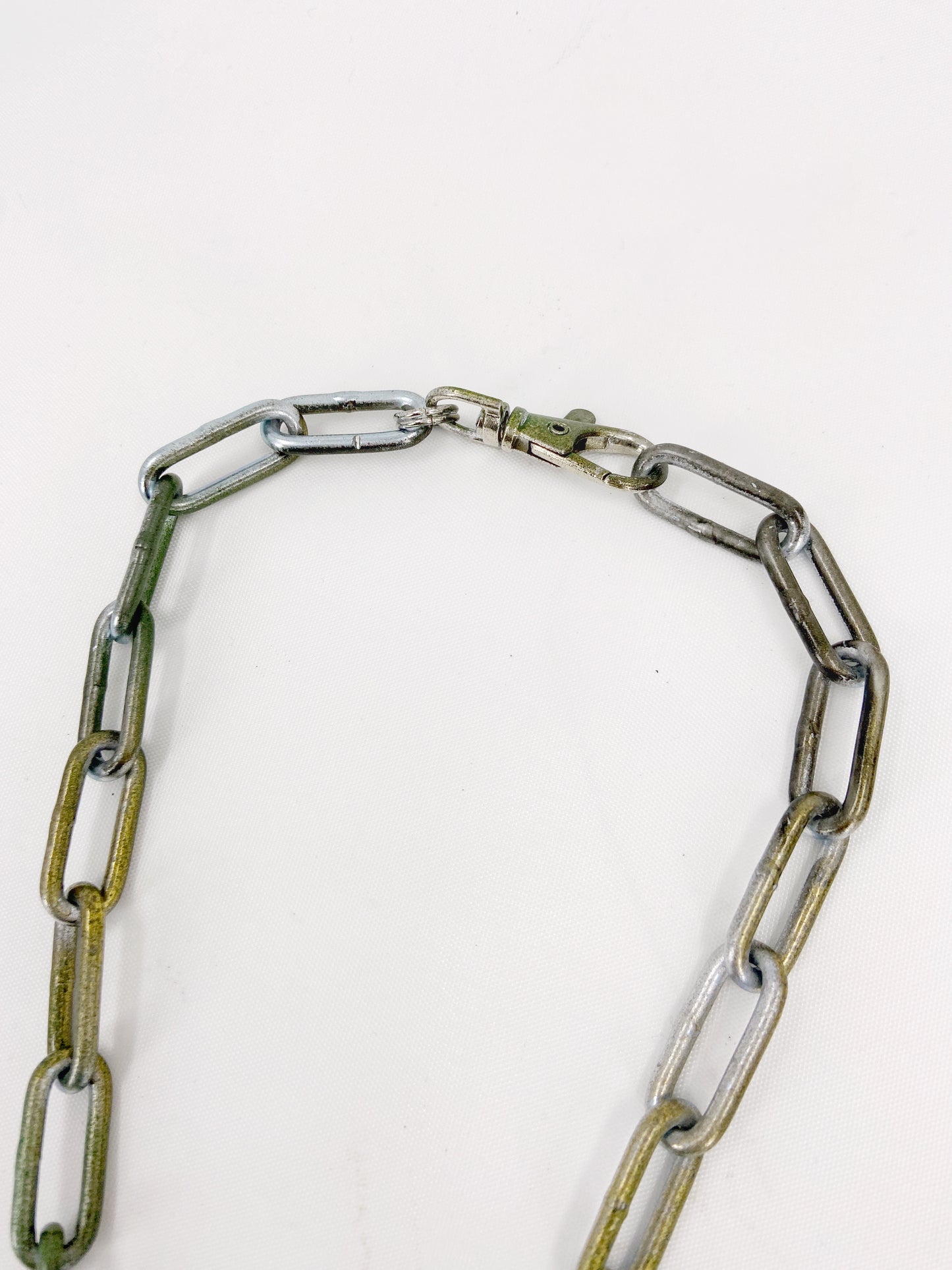 Jean Paul Gaultier 90S Sample 1/1 XXL Silver 5 Crucifix Cross Deer Chain Necklace