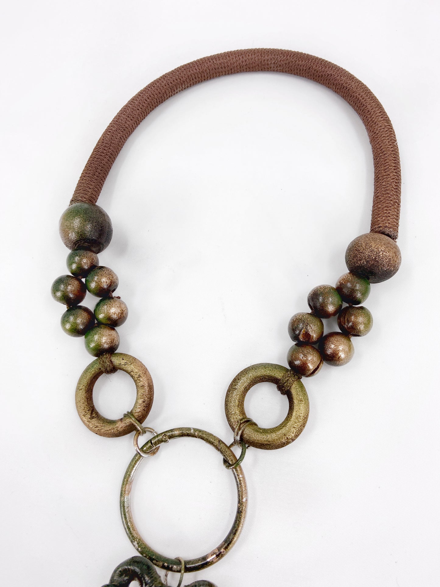 Jean Paul Gaultier 90S Sample 1/1 XXL Crucifix Cross Skull Giant Beaded Rings Necklace