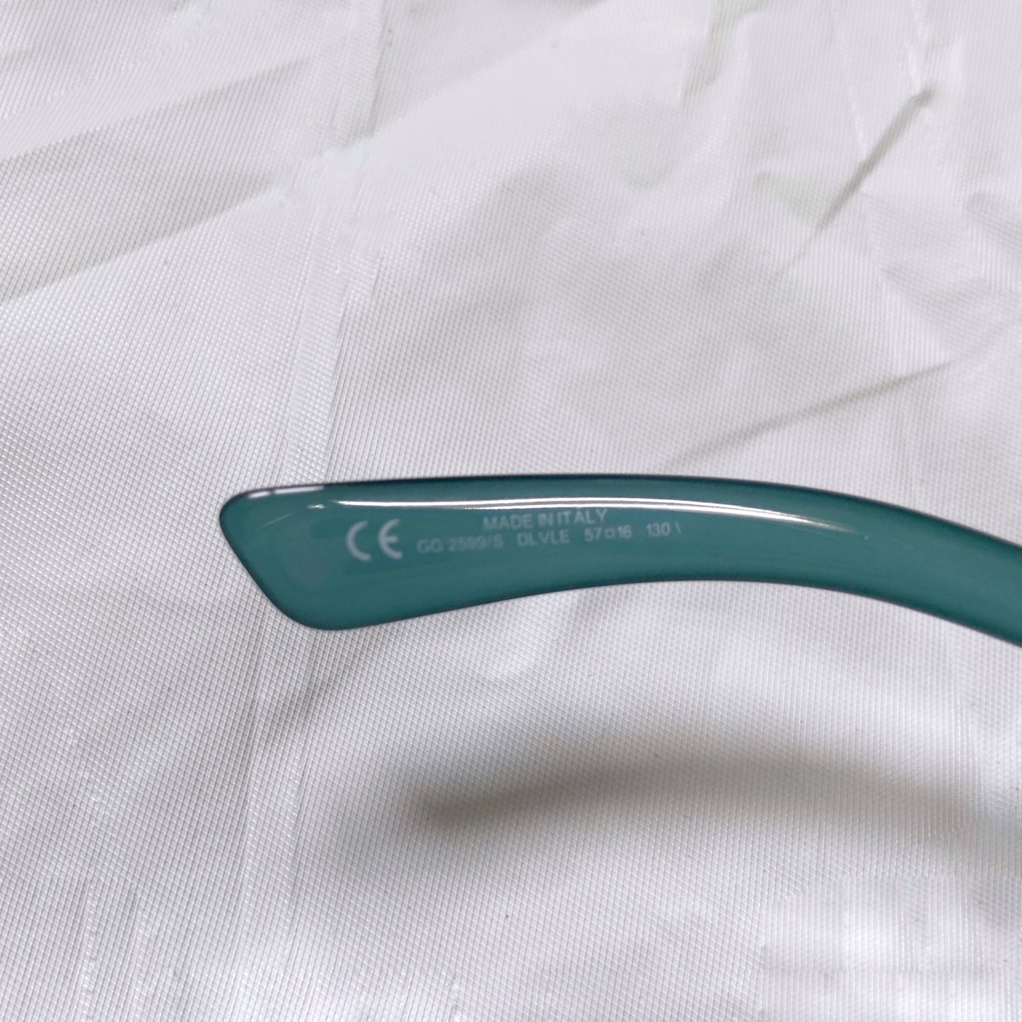 Gucci Tom Ford Teal Cut Out Logo Sunglasses