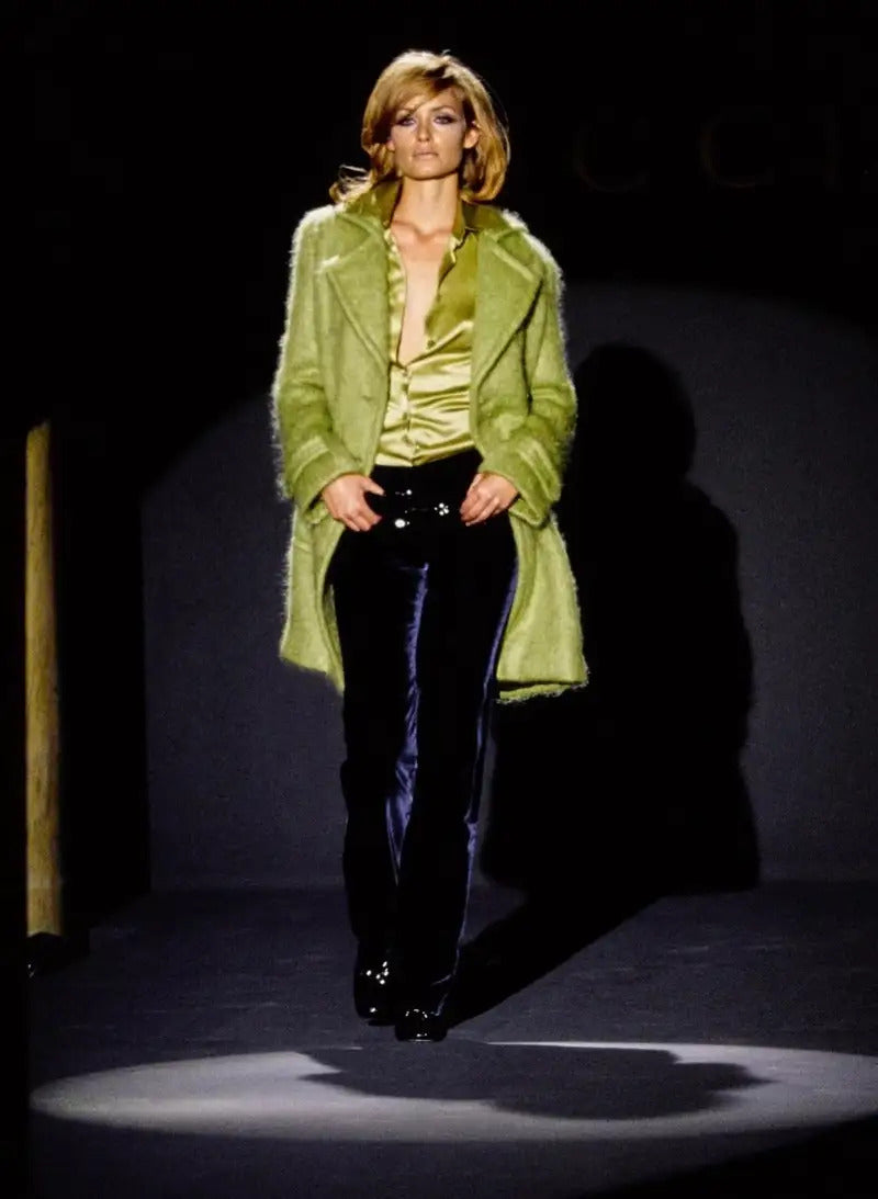 Gucci Fall 1995 Tom Ford Red Horsebit Patent Leather Belt 28