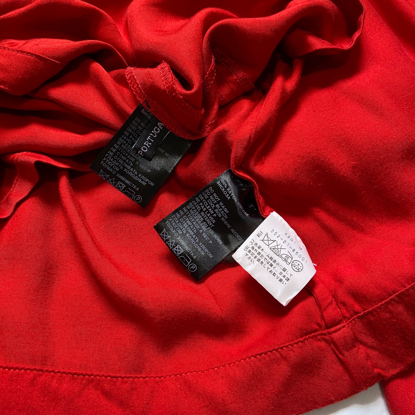 Ann Demeulemeester Spring 2010 Red Riding Hood Jacket and Skirt Set