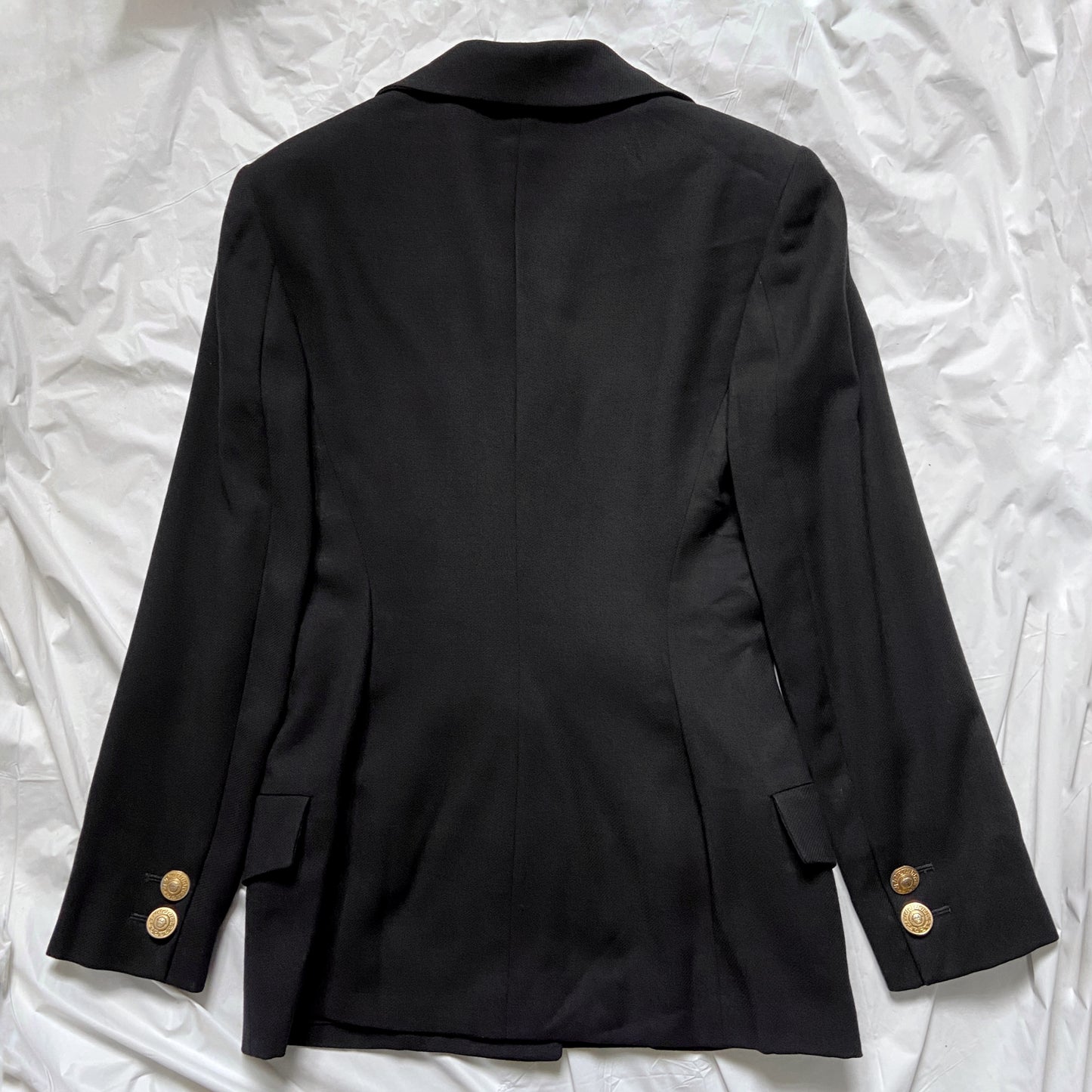 Gianni Versace Spring 1994 Gold Medusa Button Blazer