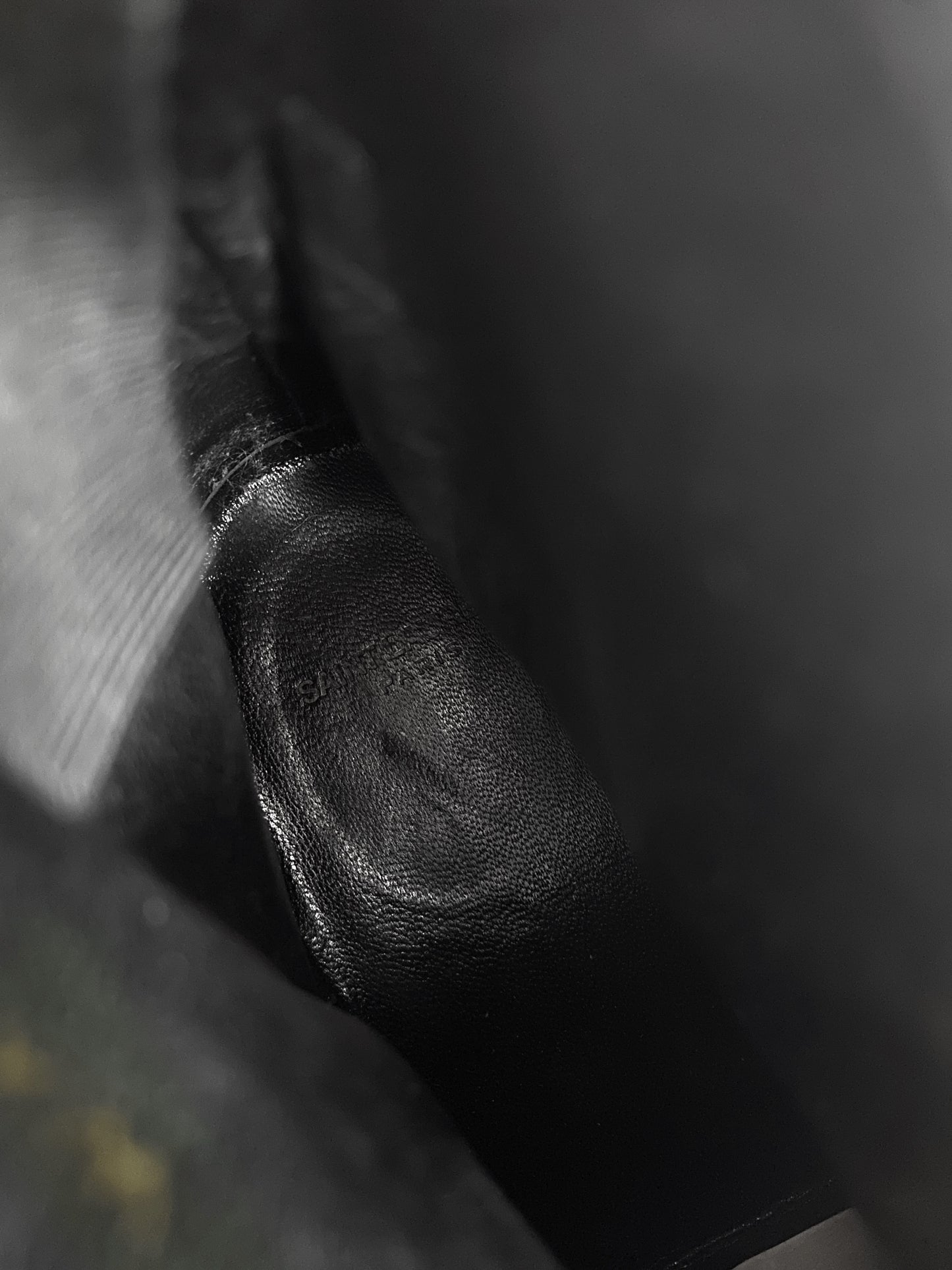 Saint Laurent Paris Hedi Slimane Belted Boots 40