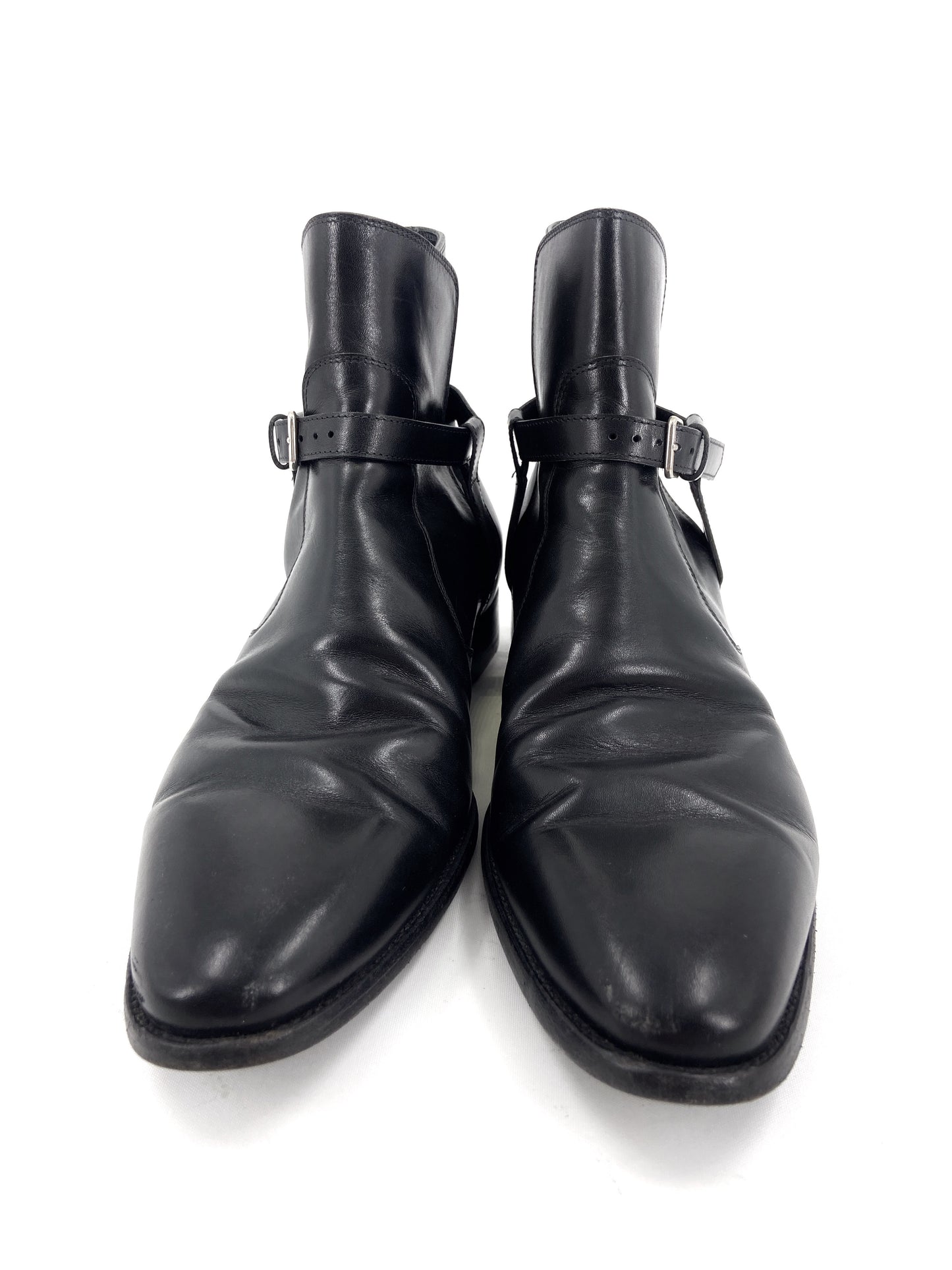 Saint Laurent Paris Hedi Slimane Belted Boots 40