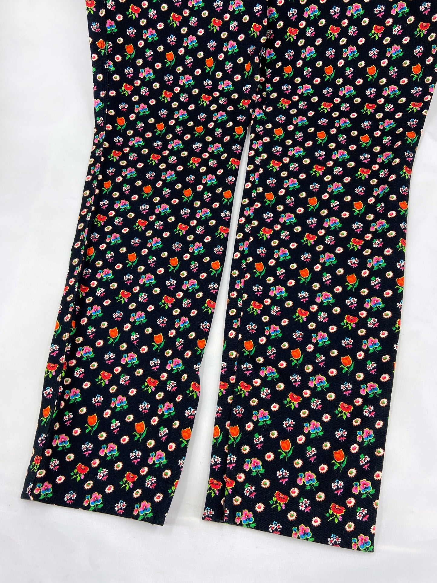 Gianni Versace Spring 1993 Iconic Floral Print Jeans 40