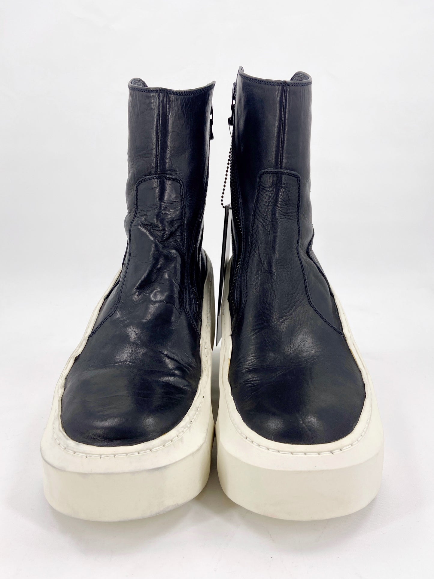 BXNT Julius 7 Fall 2015 Black Leather platform Sphere Polygon 517FWM5 Boots 2