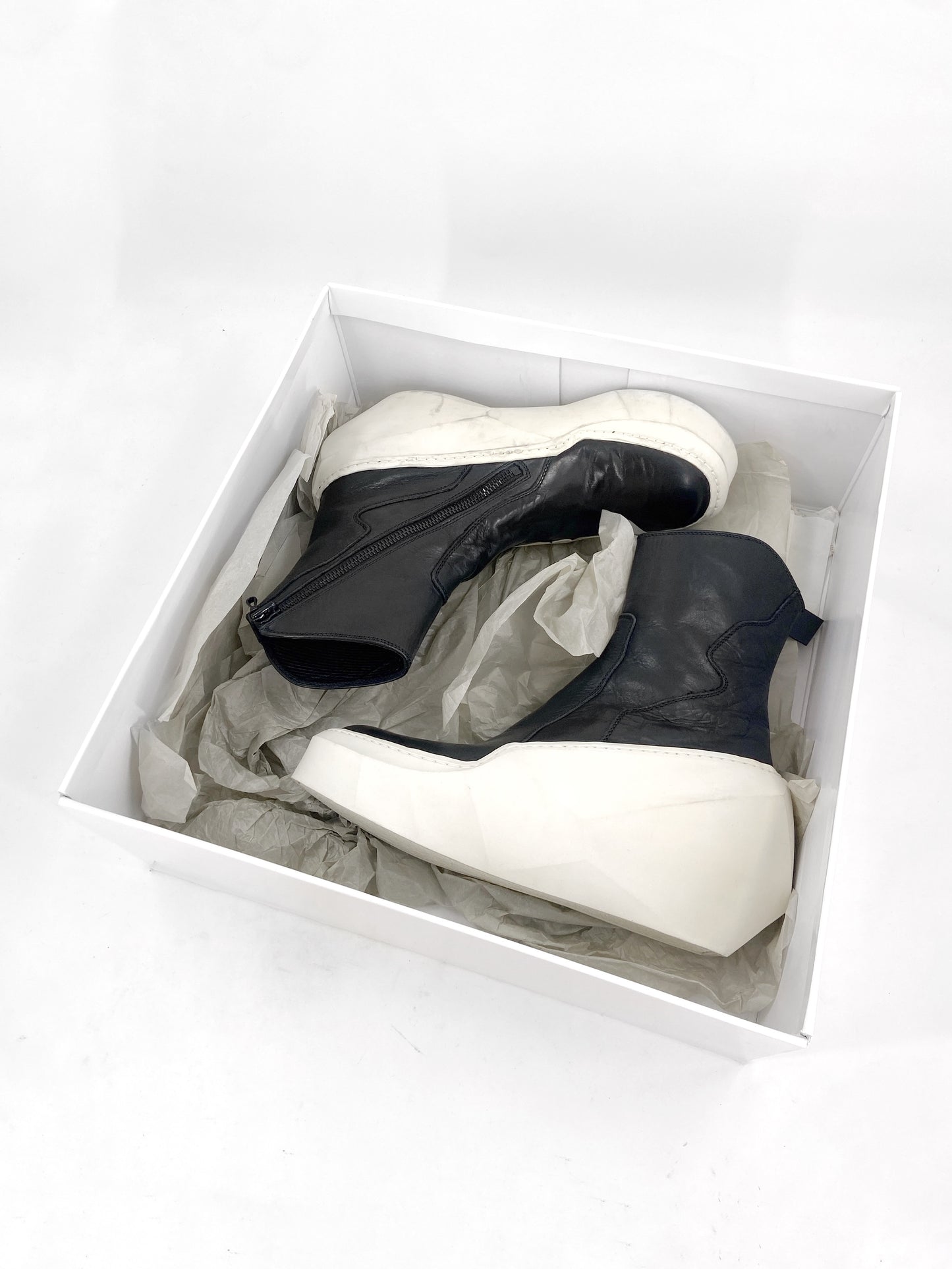 BXNT Julius 7 Fall 2015 Black Leather platform Sphere Polygon 517FWM5 Boots 2