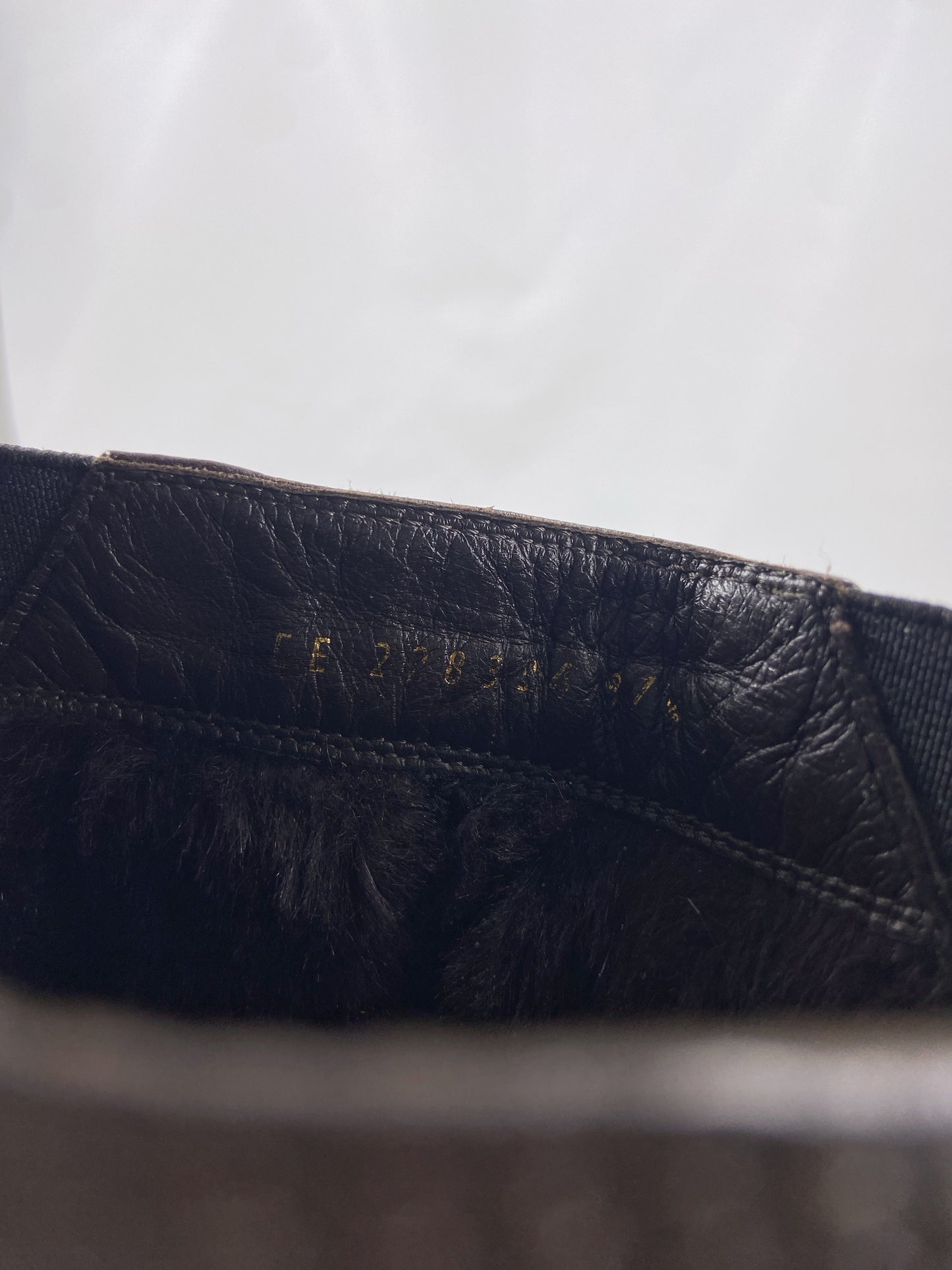 Yves Saint Laurent Rive Gauche Tom Ford Shearling Brown Heeled Stiletto Long Boots 37.5