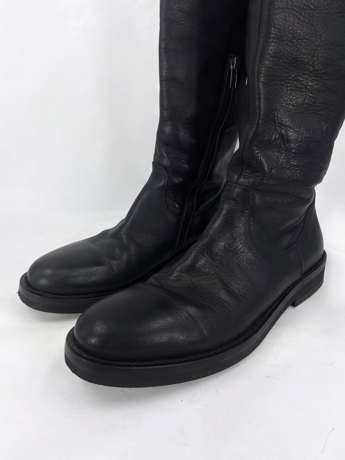 Ann Demeulemeester Fall 2000 Folded Thigh High Boot 43