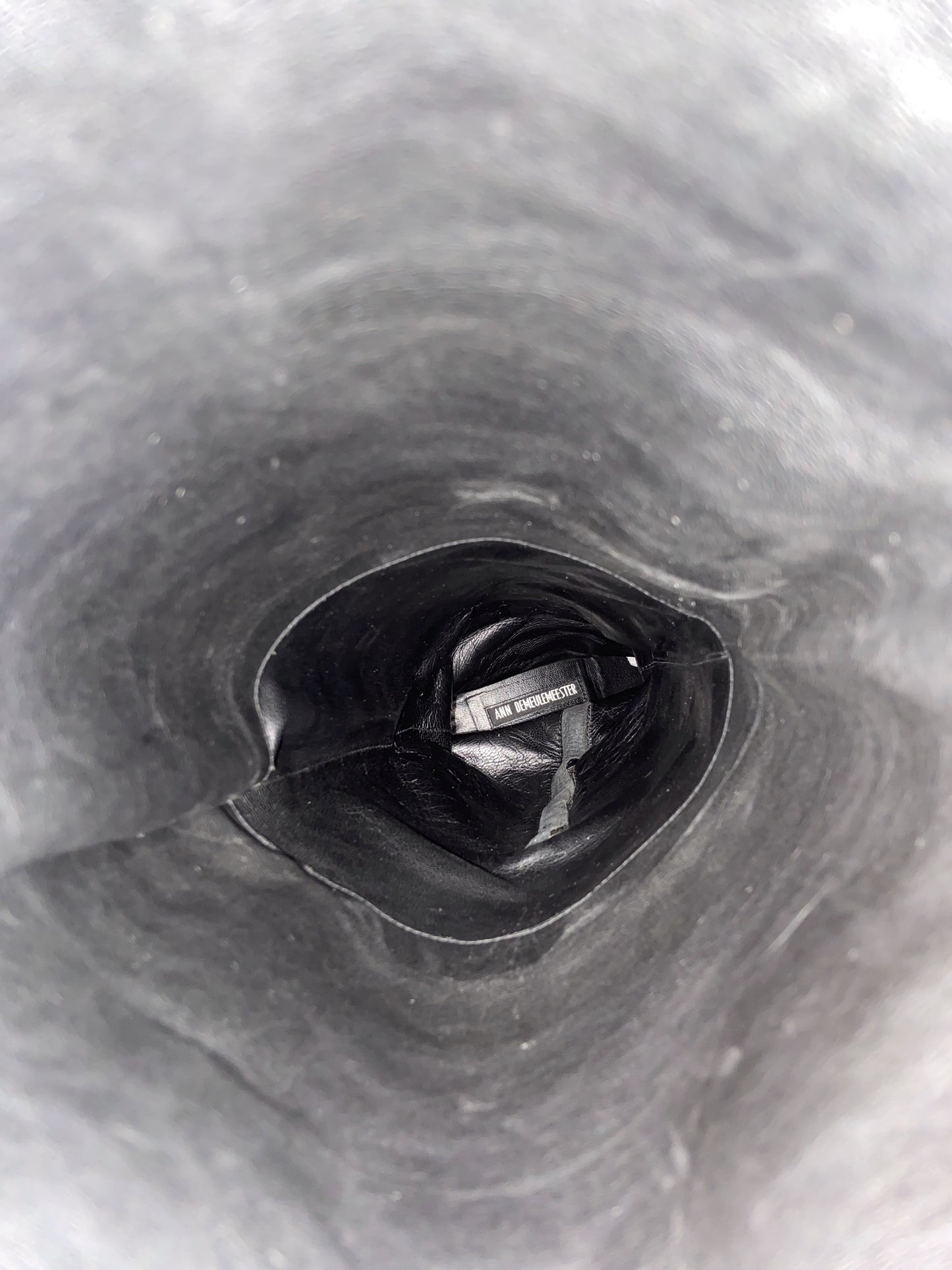 Ann Demeulemeester Fall 2000 Folded Thigh High Boot 43