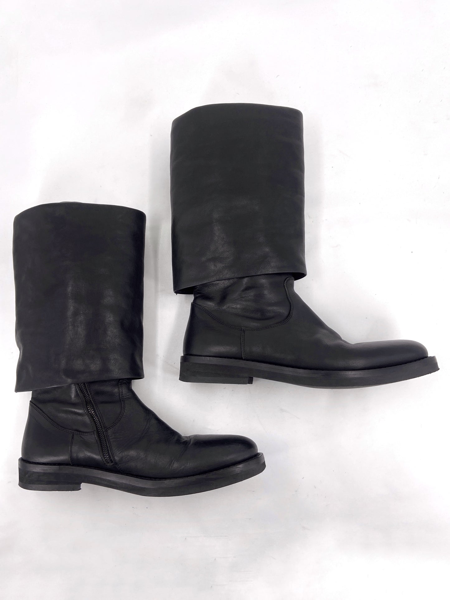 Ann Demeulemeester Fall 2000 Folded Thigh High Boot 43