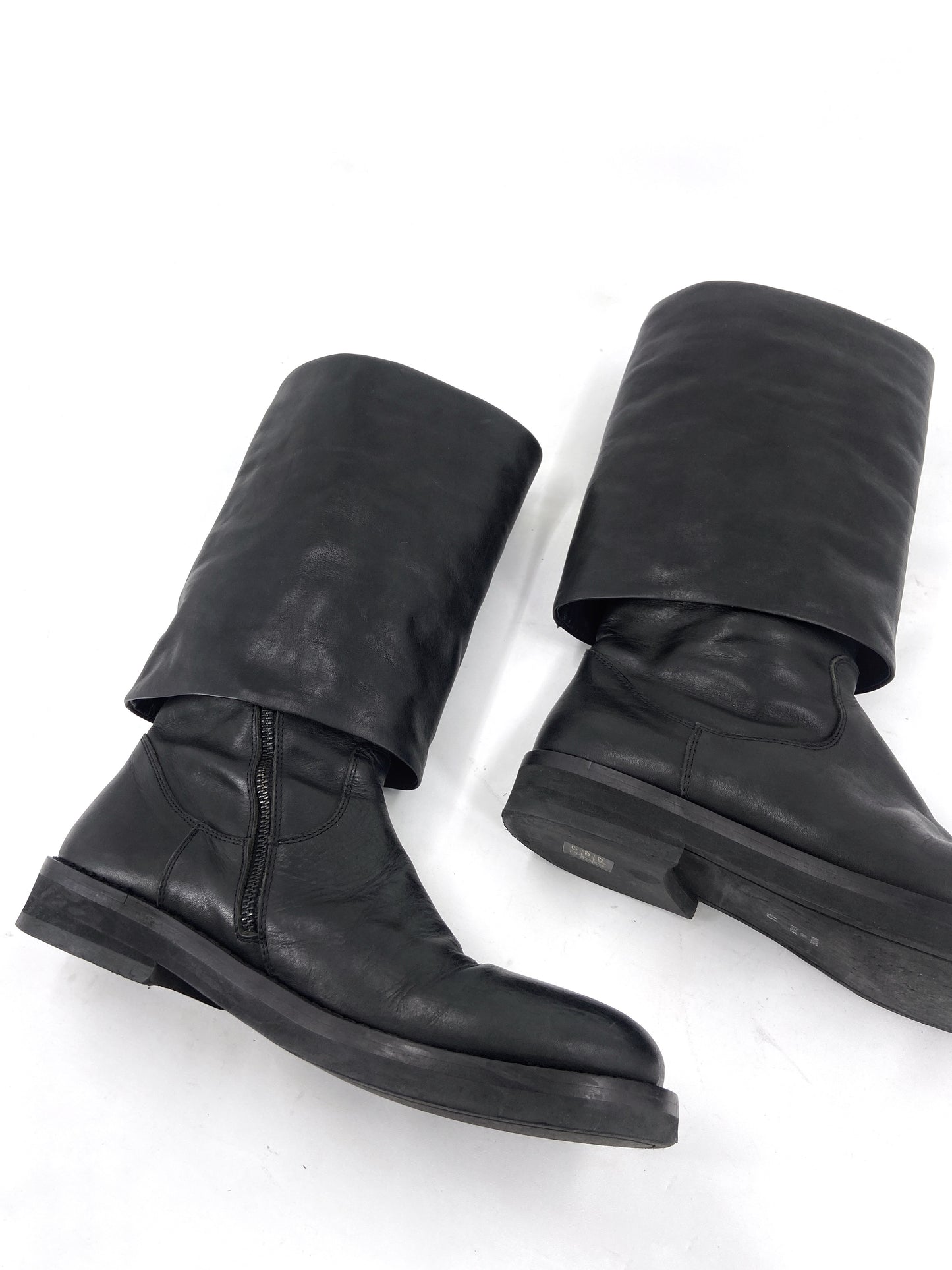 Ann Demeulemeester Fall 2000 Folded Thigh High Boot 43