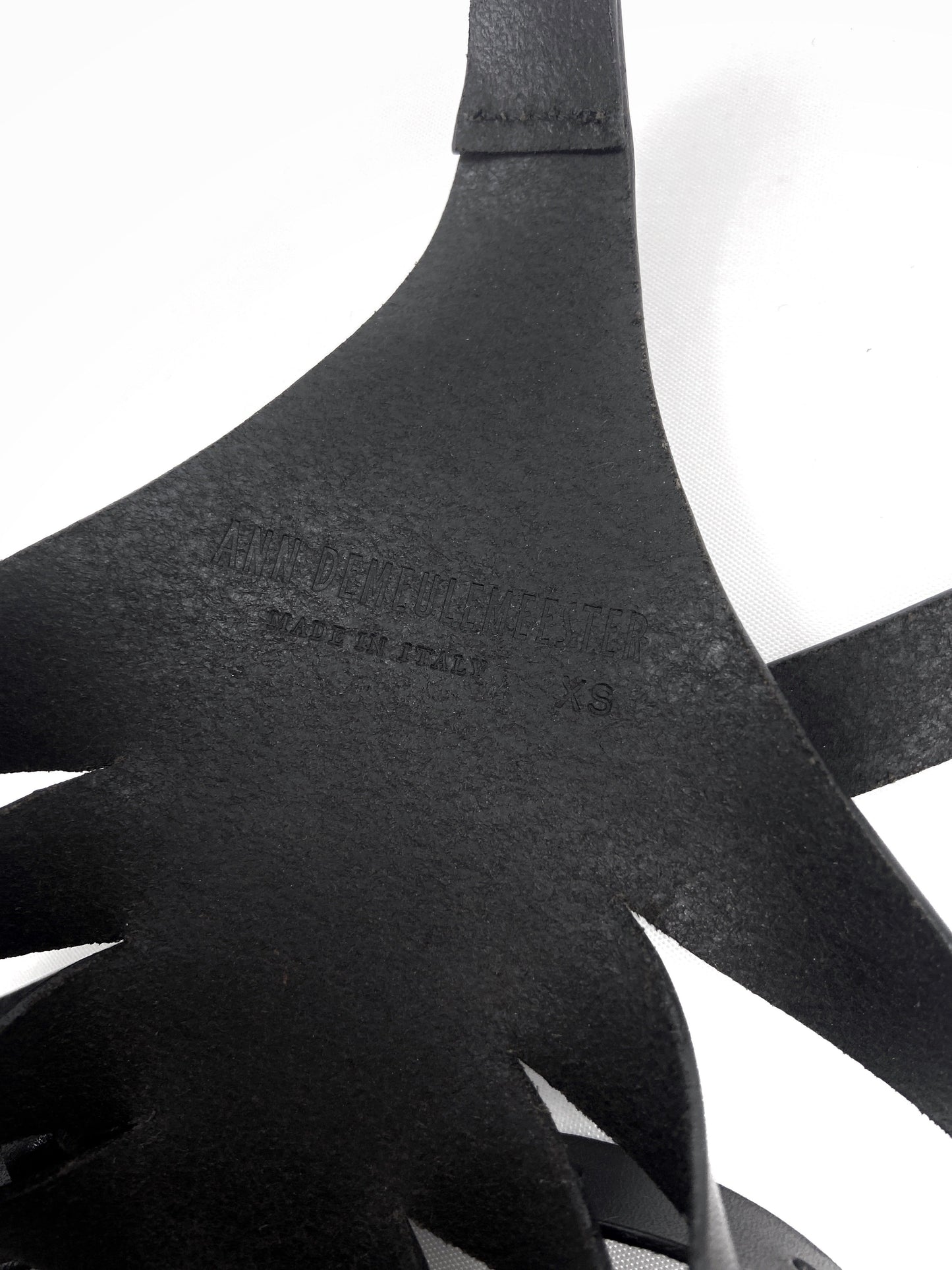 Ann Demeulemeester Spring 2013 Leather Bondage Harness