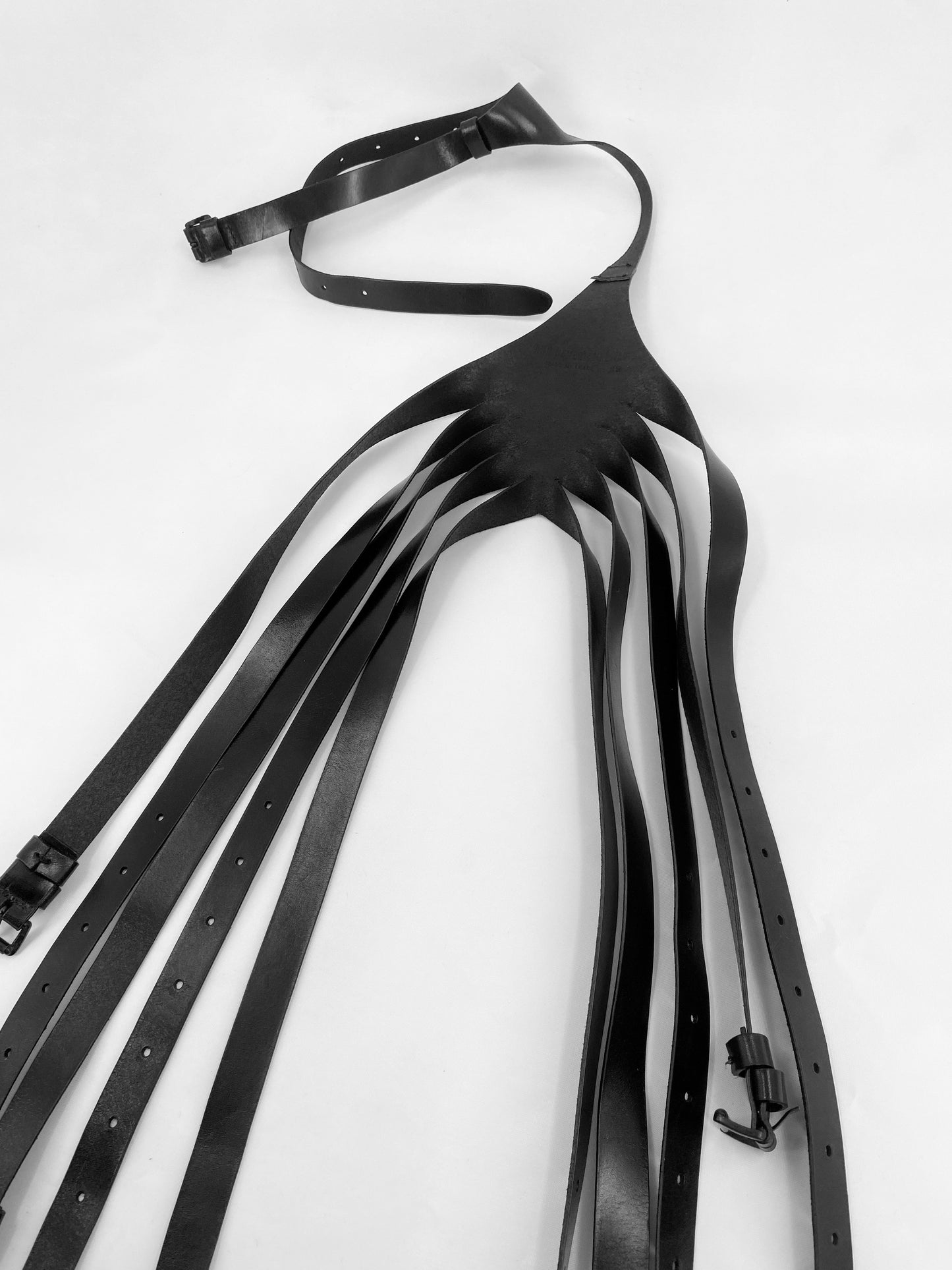 Ann Demeulemeester Spring 2013 Leather Bondage Harness