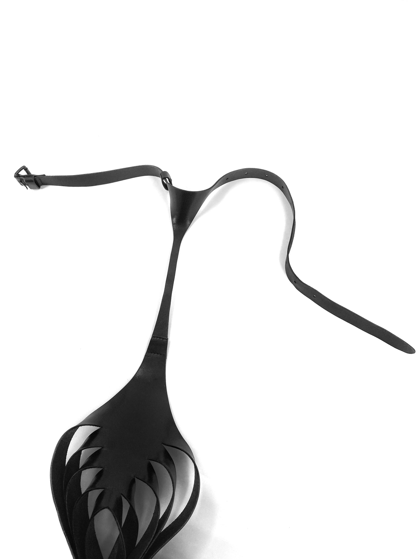 Ann Demeulemeester Spring 2013 Leather Bondage Harness