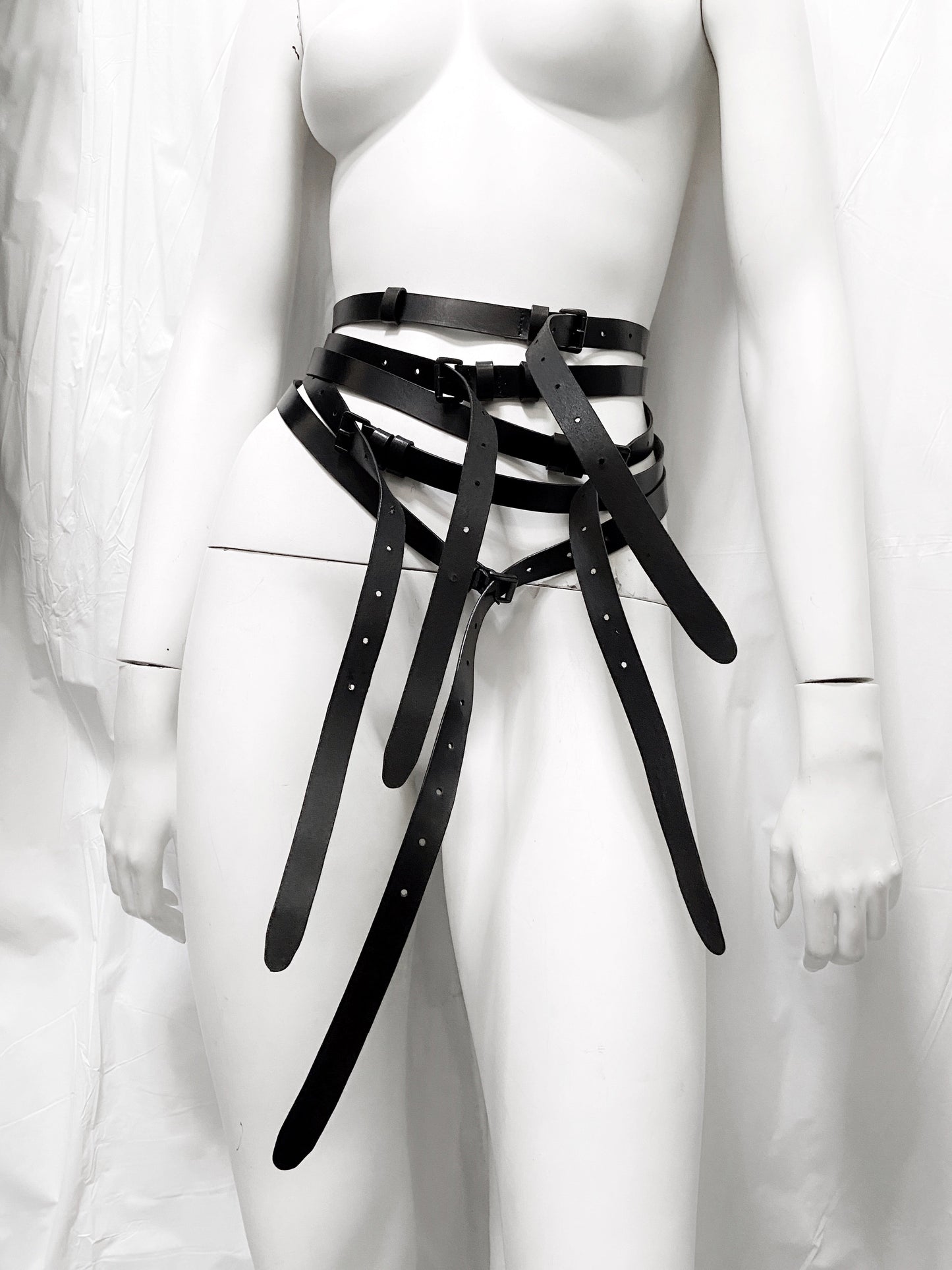 Ann Demeulemeester Spring 2013 Leather Bondage Harness