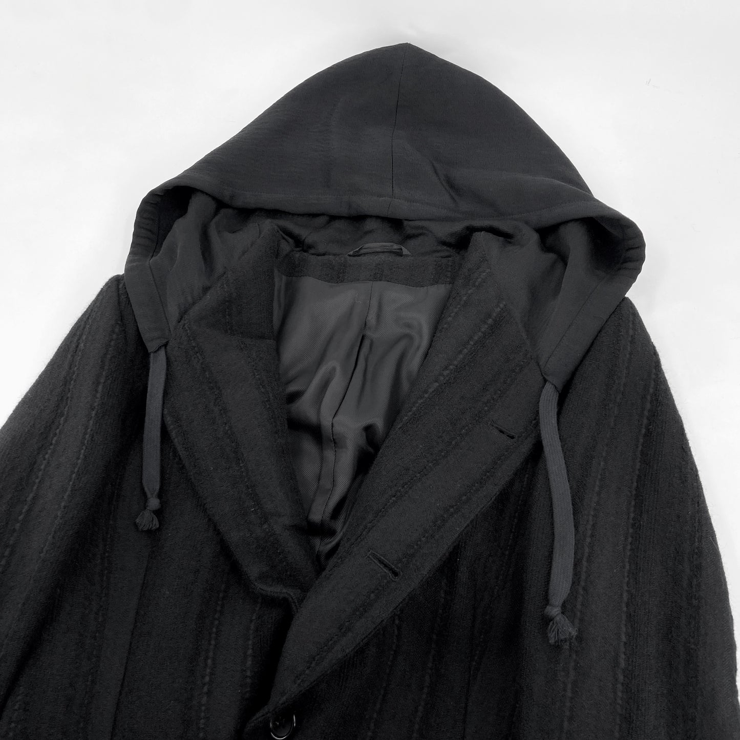 Ann Demeulemeester Fall 2009 Hooded Tweed Blazer Jacket