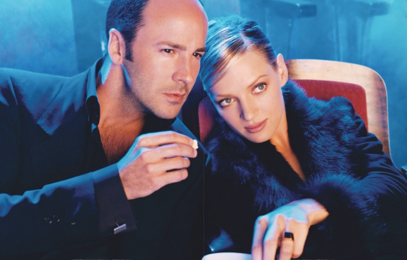 Gucci Fall 1996 Tom Ford Kate Moss Double-Breasted Long Shearling Coat 40