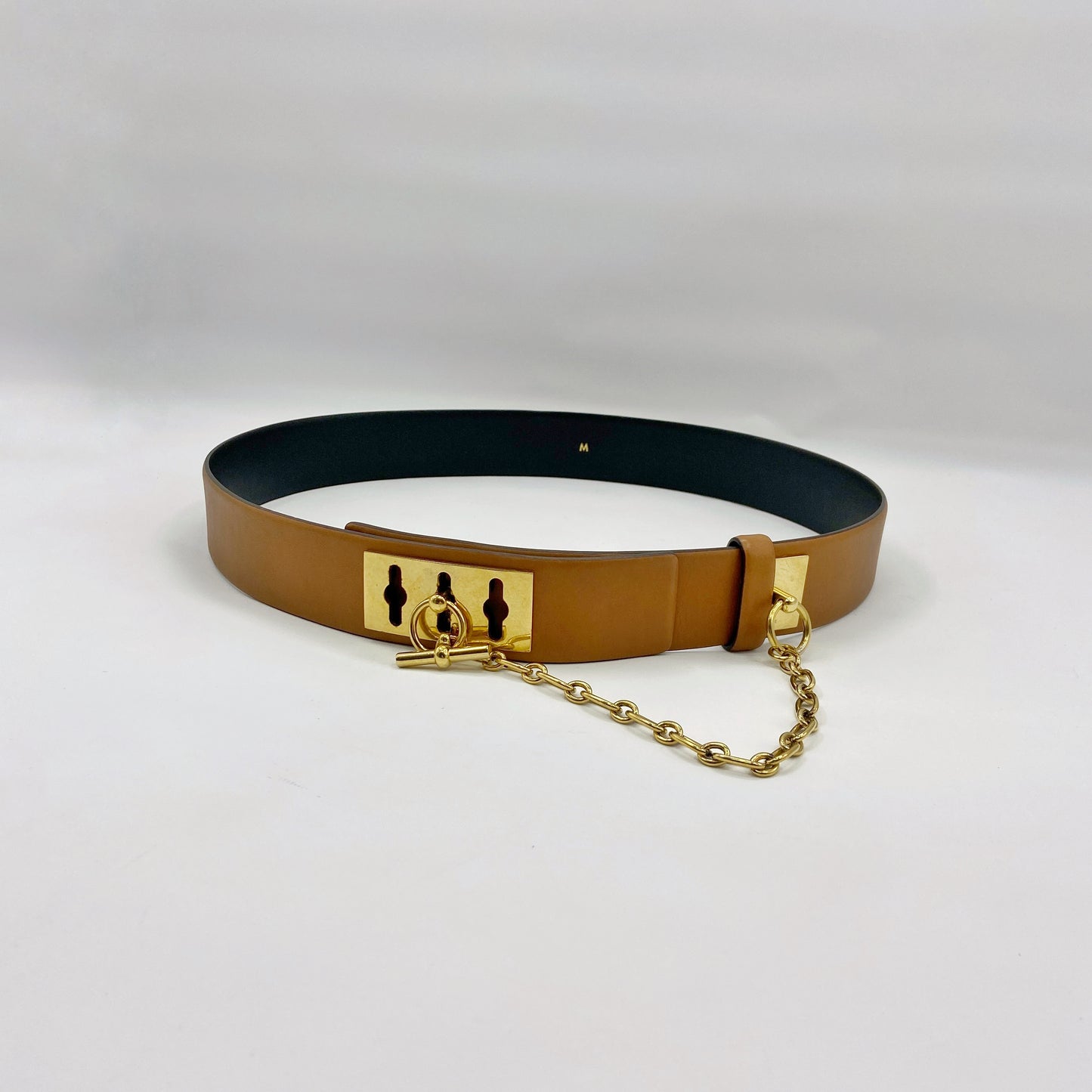 Céline 2012 Phoebe Philo Brown Chain Link Belt M