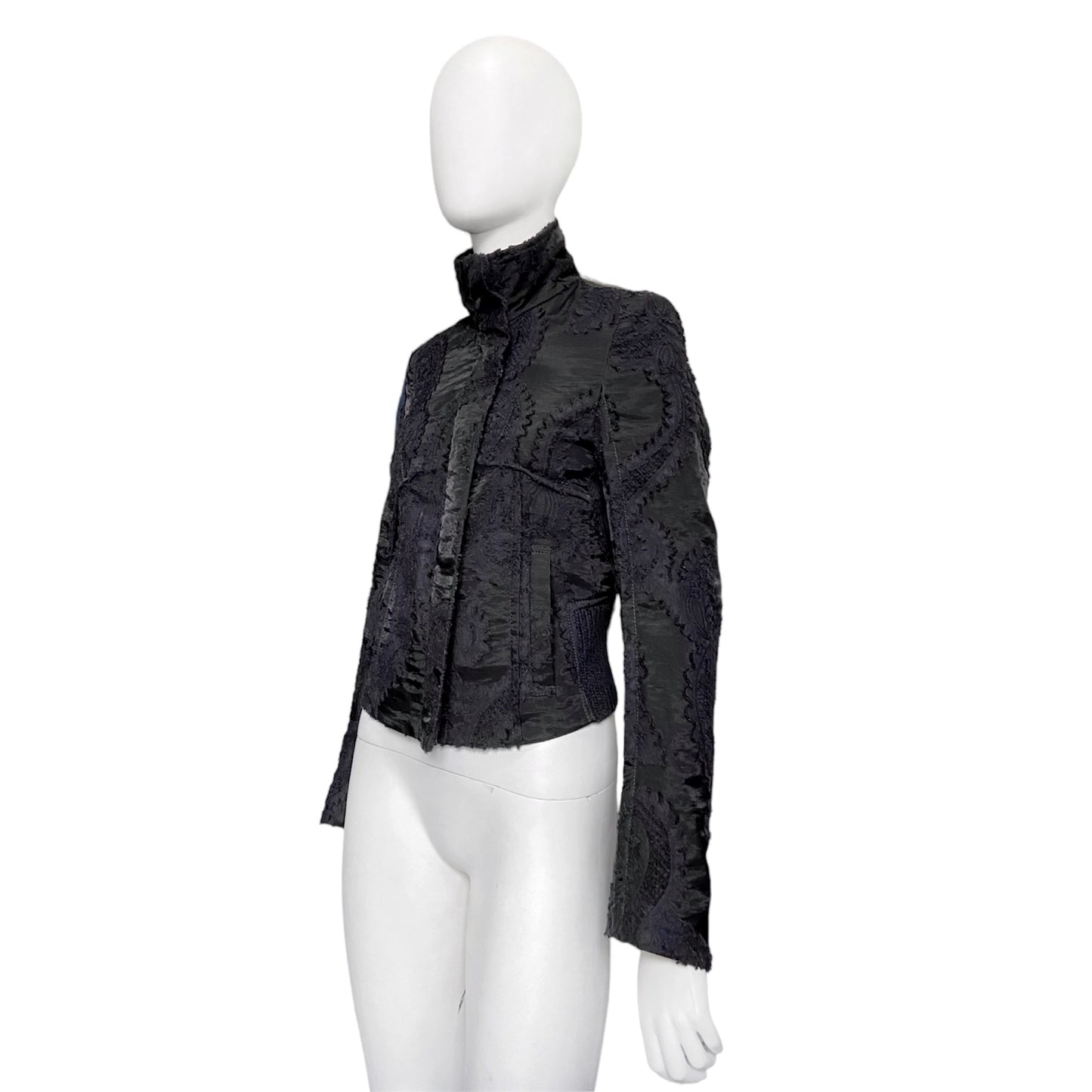 Ann Demeulemeester Fall 2014 Lace Embroidery Jacket 34