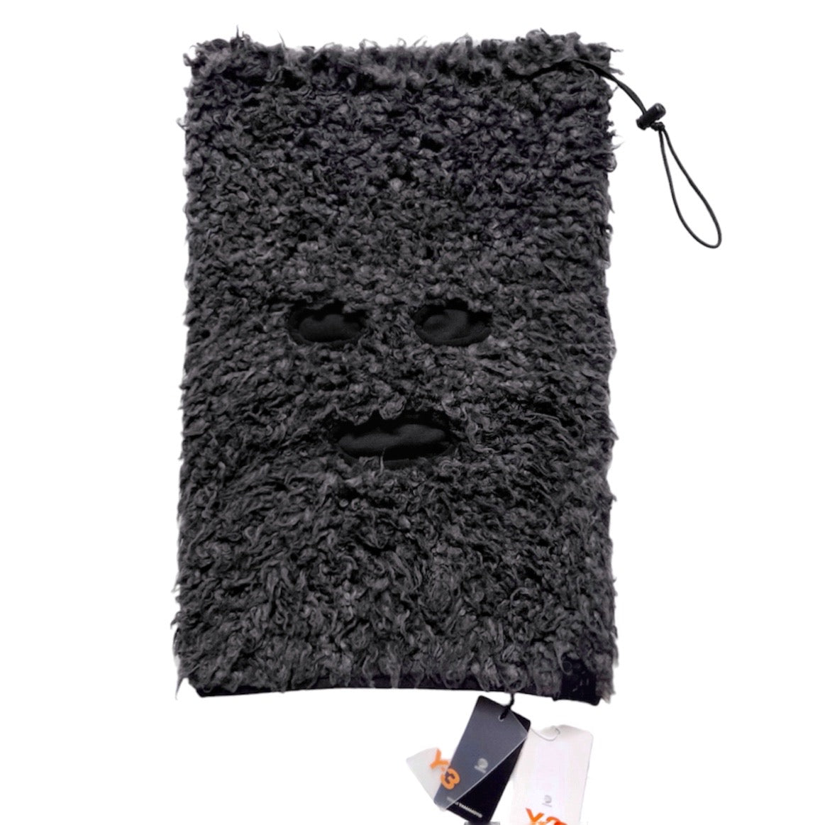 Y-3 Fall 2014 Yohji Yamamoto X Adidas Fur Balaclava Neckwarmer