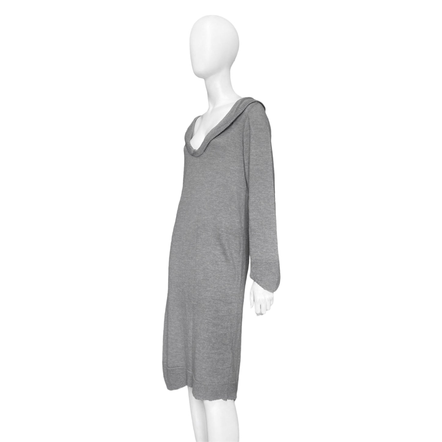 Maison Martin Margiela Fall 2006 Stretched Collar Wool Sweater Dress L