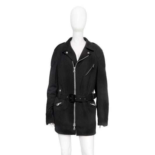 Yohji Yamamoto 2004 Daniese Polyester Biker Jacket