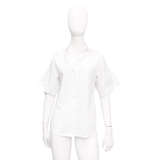 Hermès Gaultier Wide Sleeve Tie Shirt