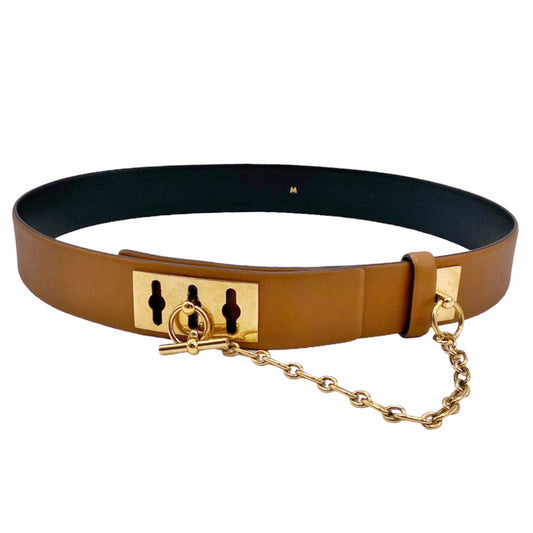 Céline 2012 Phoebe Philo Brown Chain Link Belt M