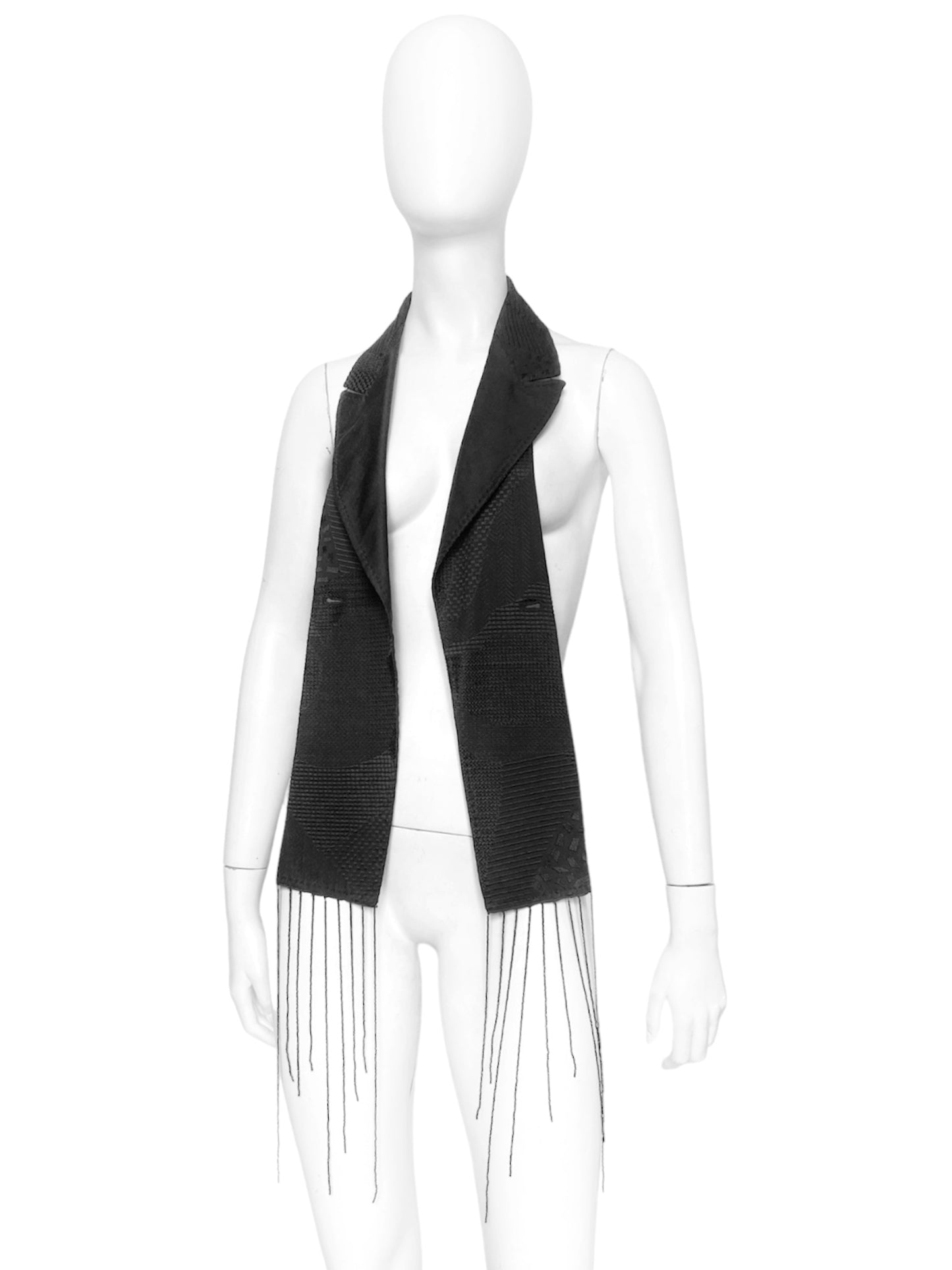 Ann Demeulemeester Spring 2012 Embroidered Beaded Silk Blazer Jacket