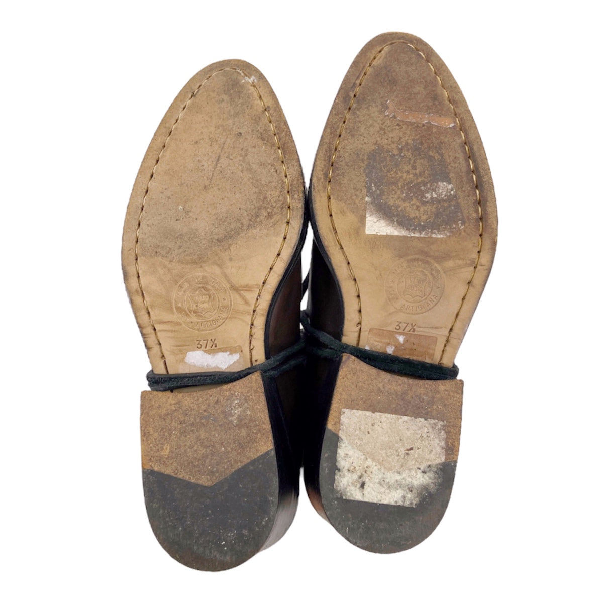 Ann Demuelemeester 90s Brown Heeded Derbies 37.5