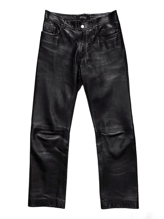 Gucci Tom Ford Men’s Lambskin Leather Jeans Pants 48