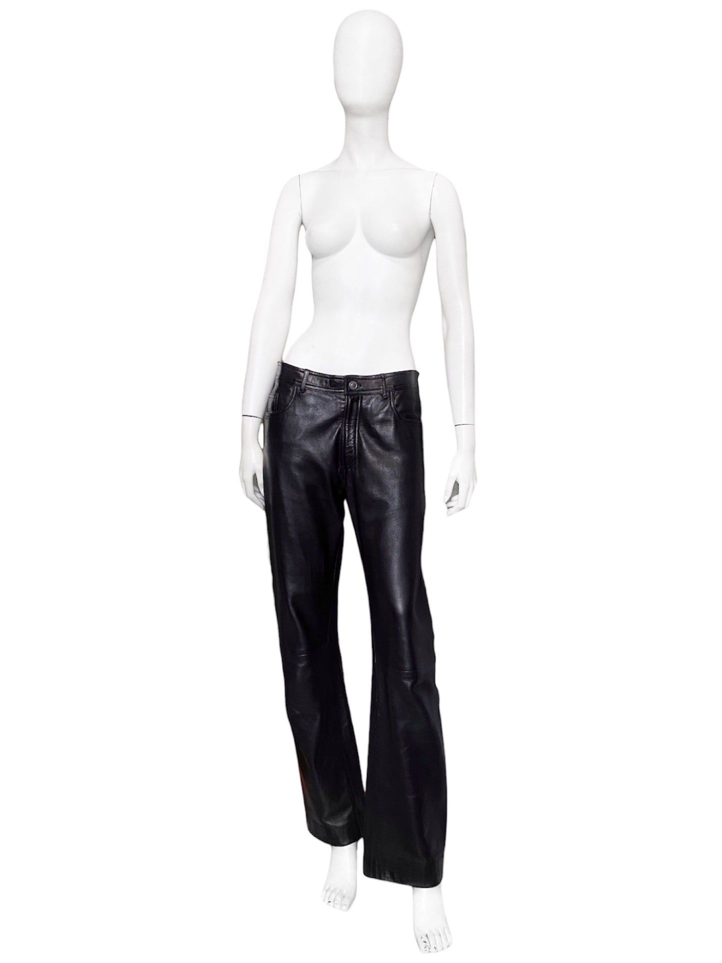 Gucci Tom Ford Men’s Lambskin Leather Jeans Pants 48