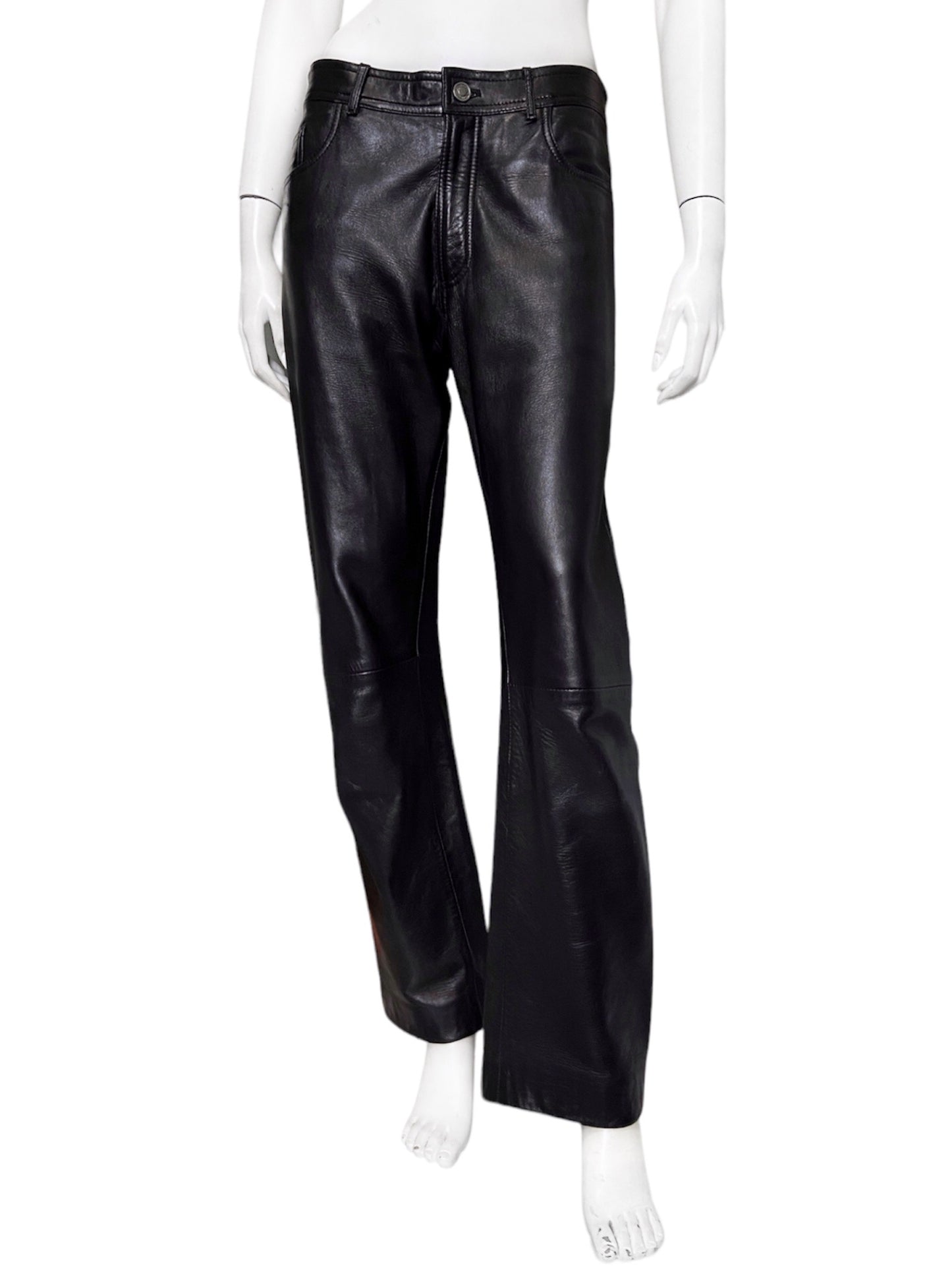 Gucci Tom Ford Men’s Lambskin Leather Jeans Pants 48