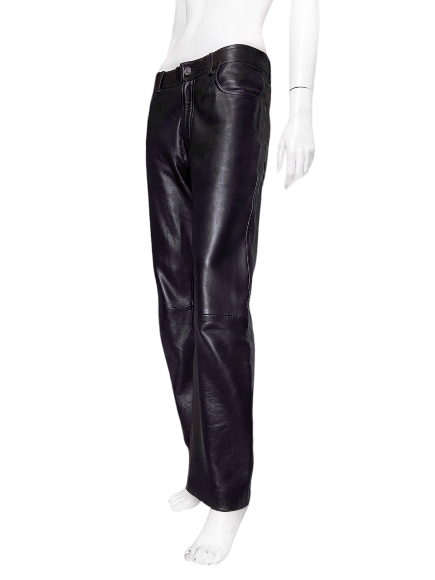 Gucci Tom Ford Men’s Lambskin Leather Jeans Pants 48