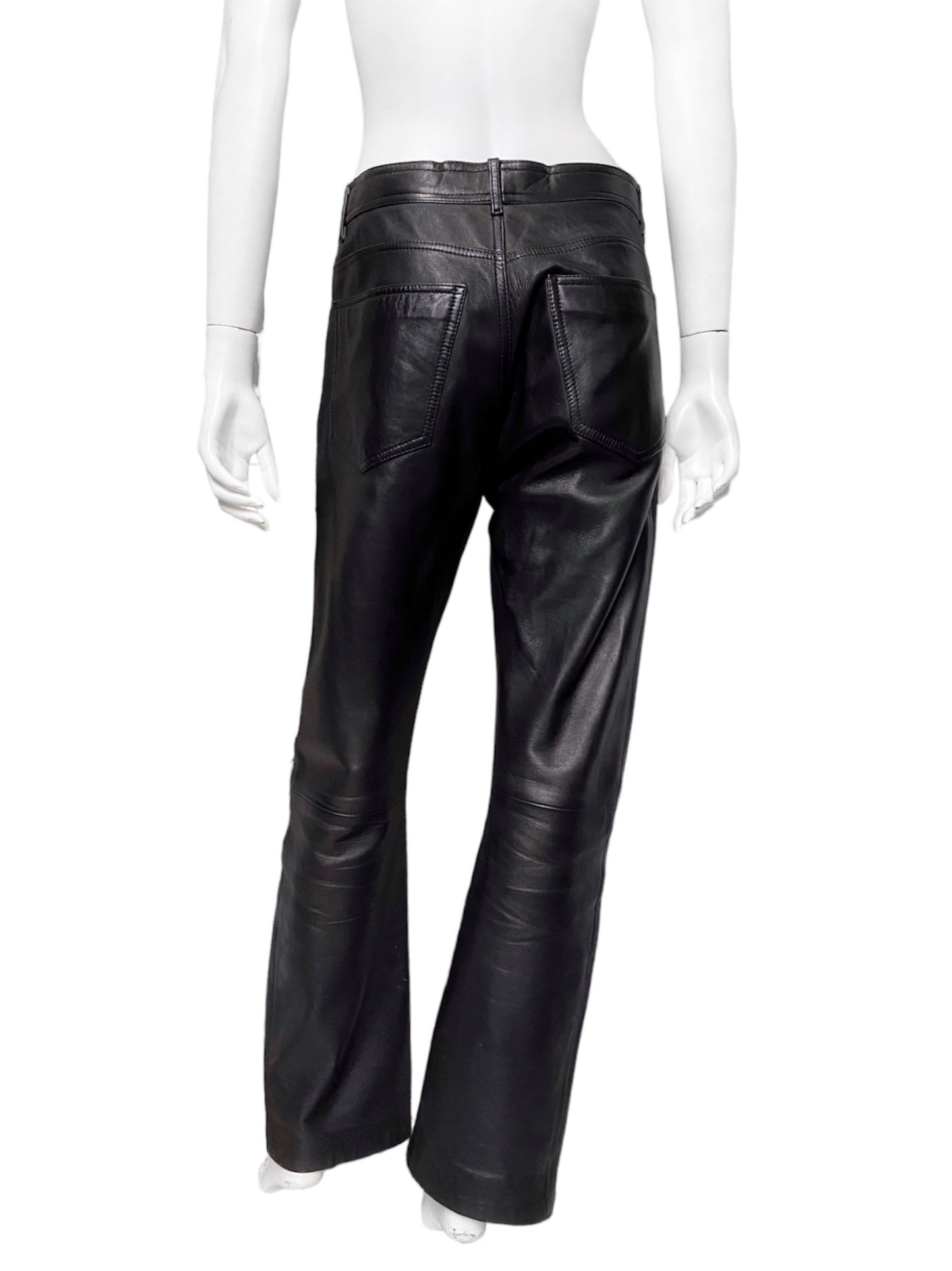 Gucci Tom Ford Men’s Lambskin Leather Jeans Pants 48