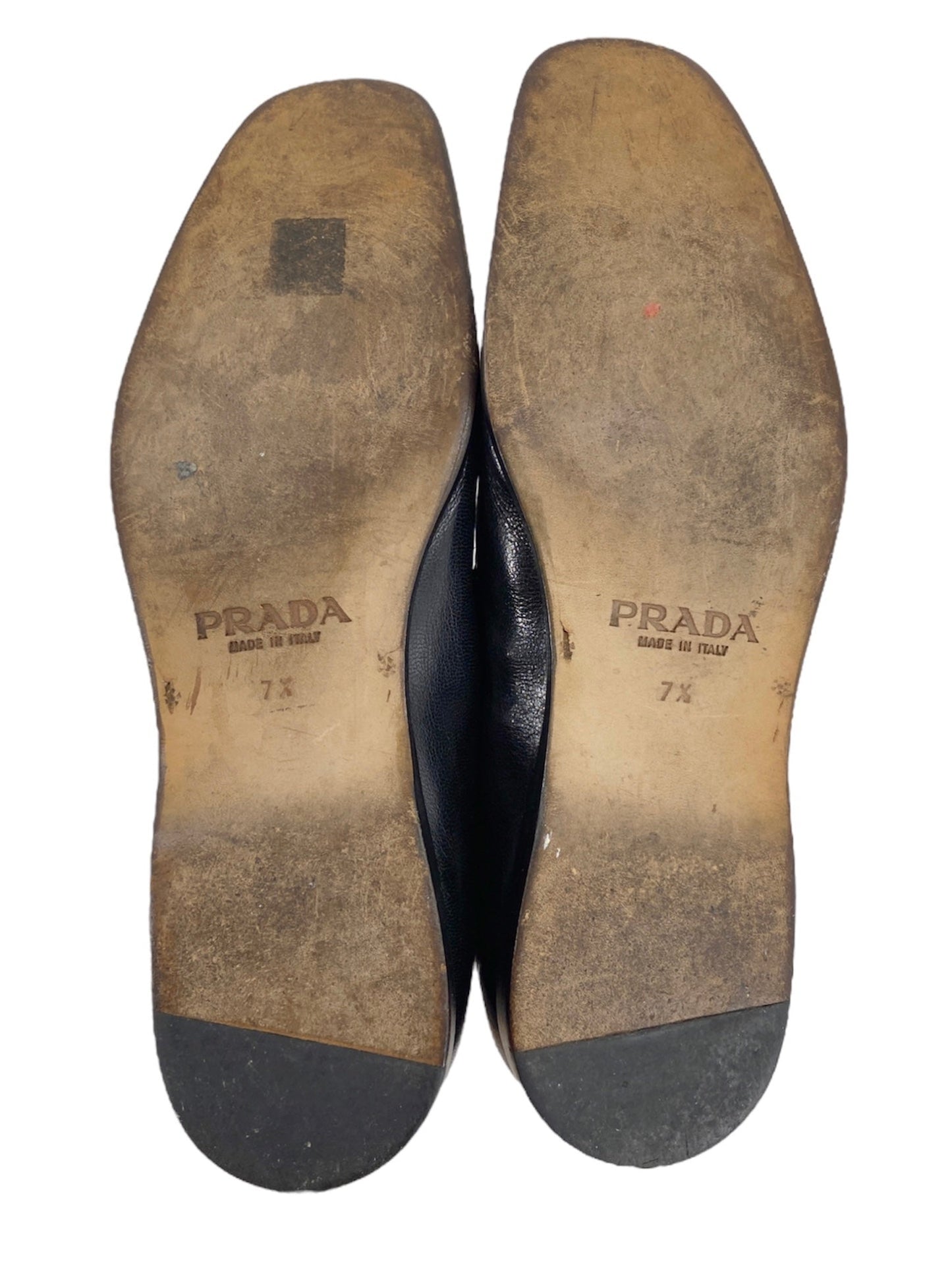 Prada Vintage Leather Loafers 41.5