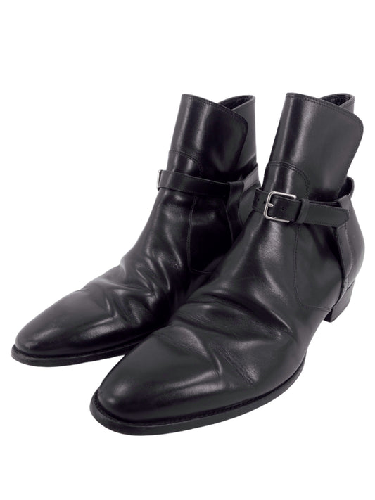 Saint Laurent Paris Hedi Slimane Belted Boots 40