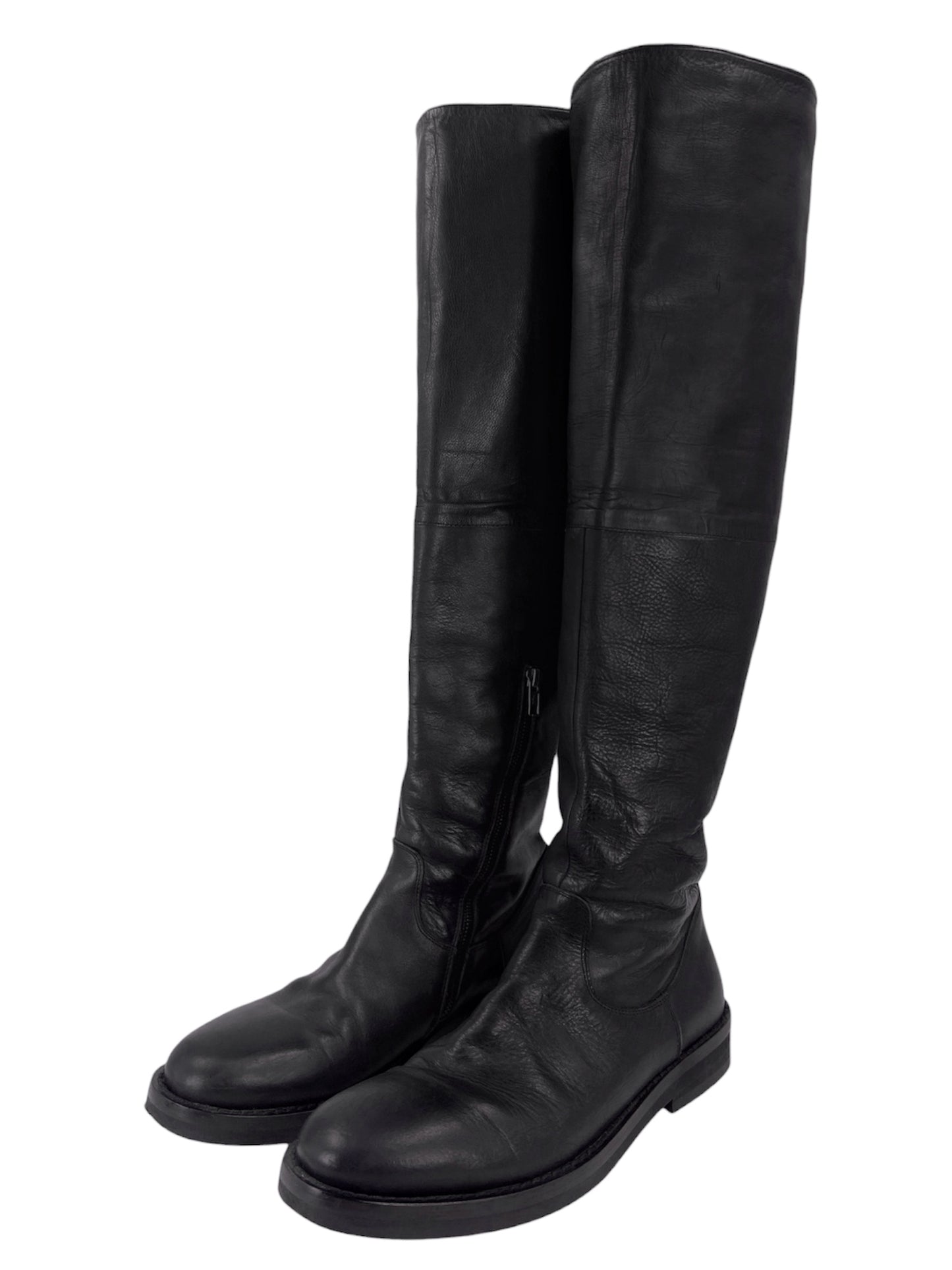 Ann Demeulemeester Fall 2000 Folded Thigh High Boot 43