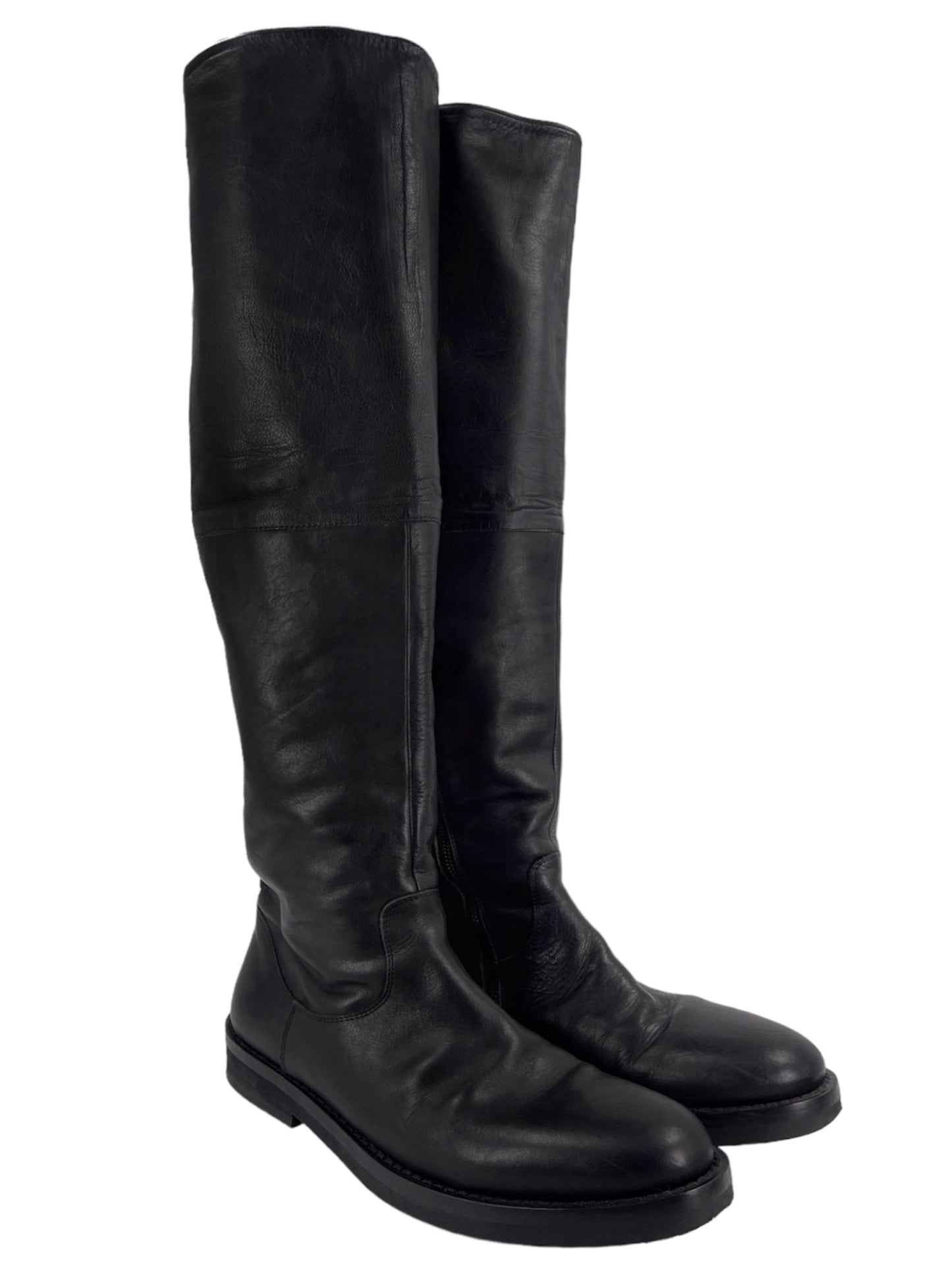 Ann Demeulemeester Fall 2000 Folded Thigh High Boot 43