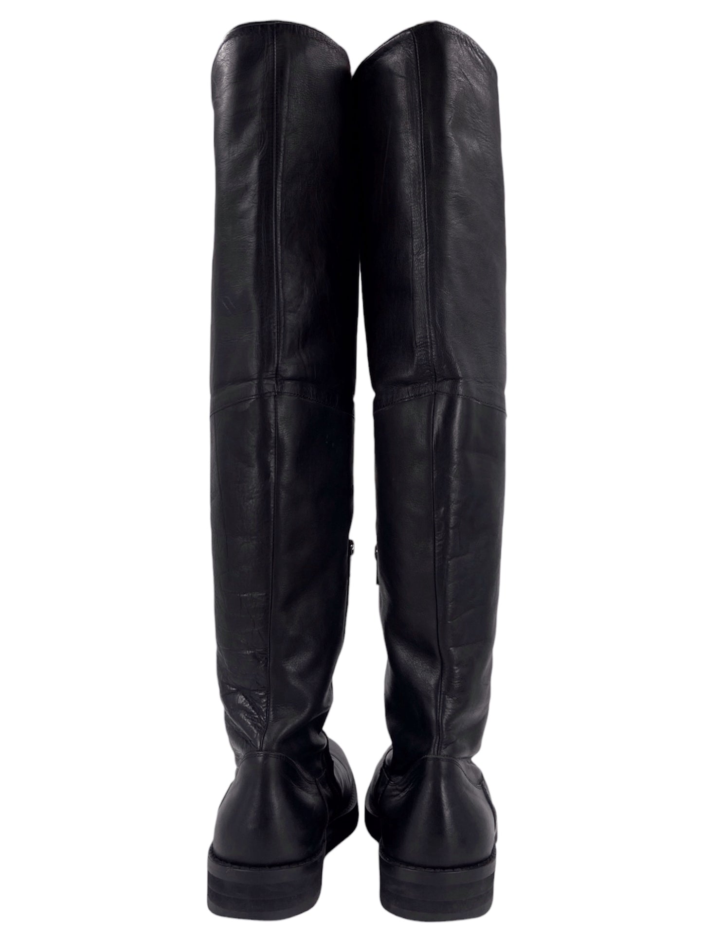 Ann Demeulemeester Fall 2000 Folded Thigh High Boot 43