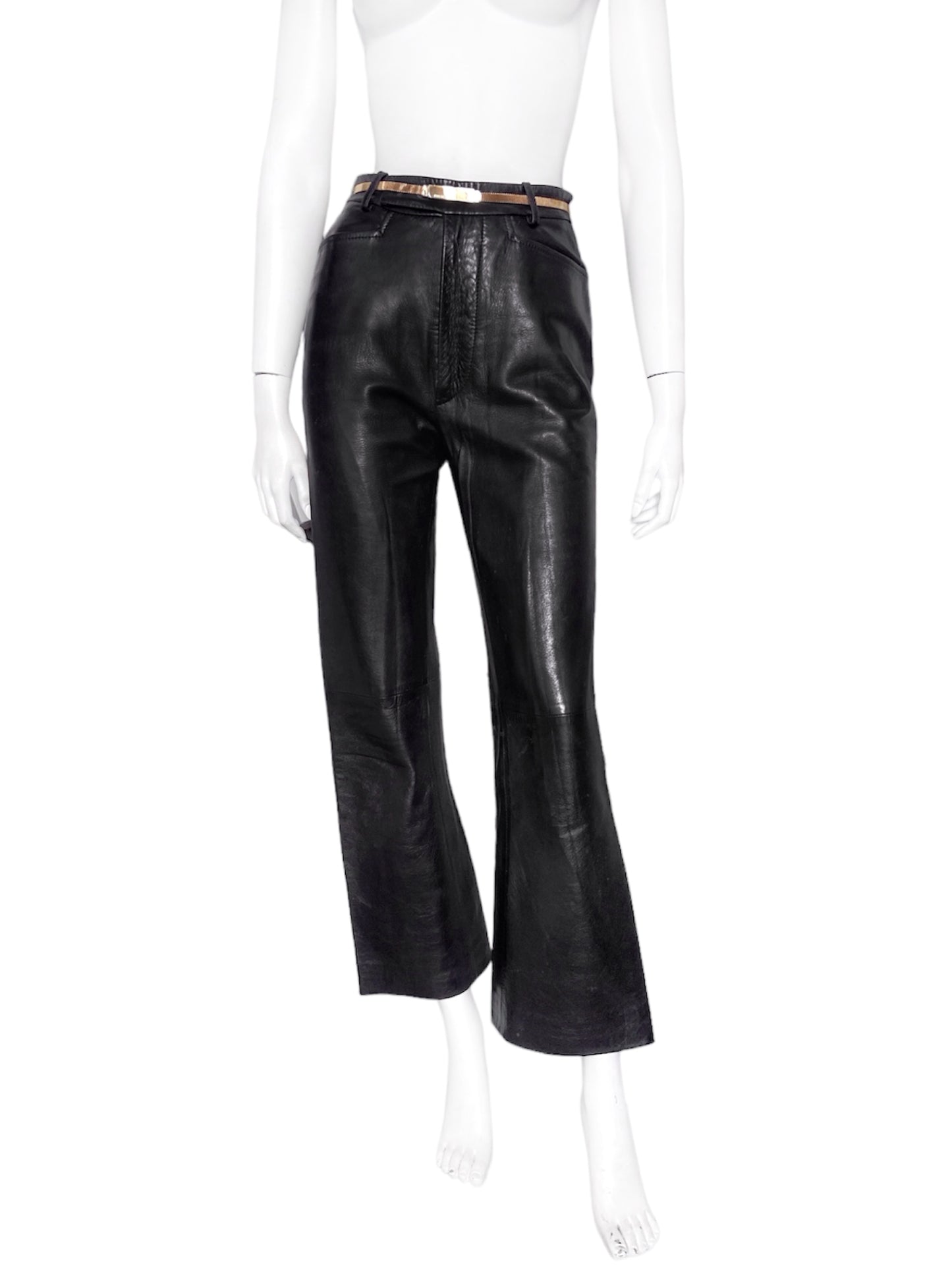 Gucci Fall 1996 Tom Ford Gold Mesh Skinny Snake Chain Belt 26