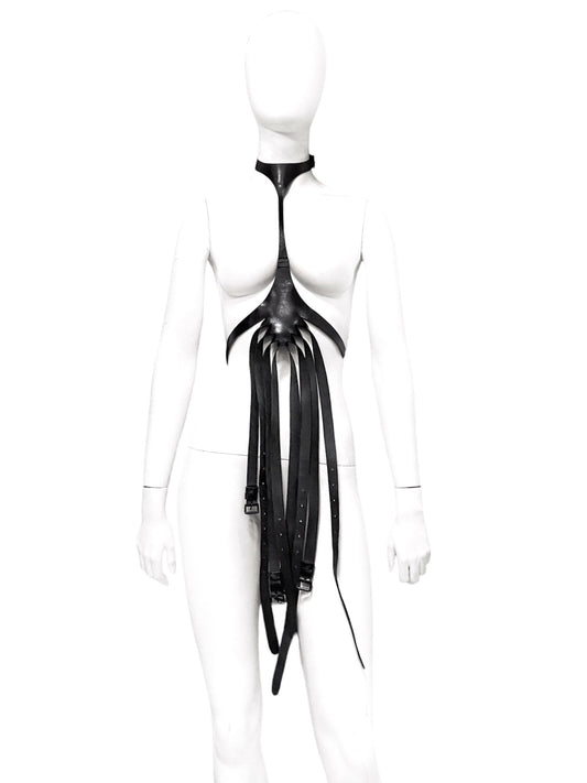 Ann Demeulemeester Spring 2013 Leather Bondage Harness