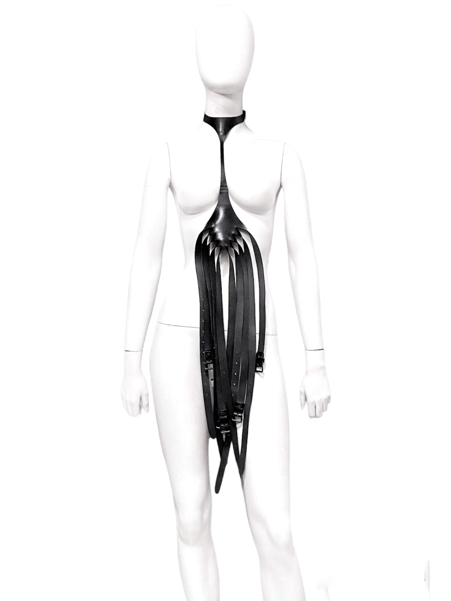 Ann Demeulemeester Spring 2013 Leather Bondage Harness